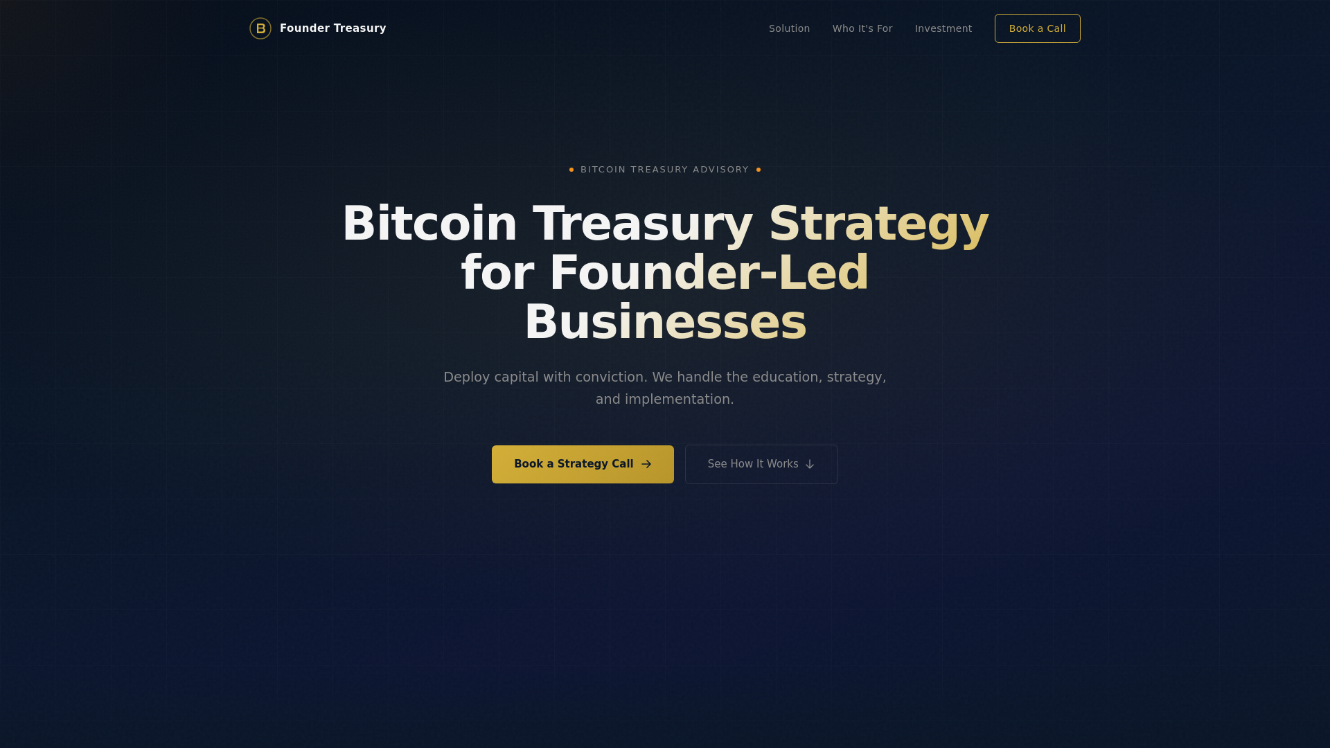 website screenshot of https://foundertreasury.com/