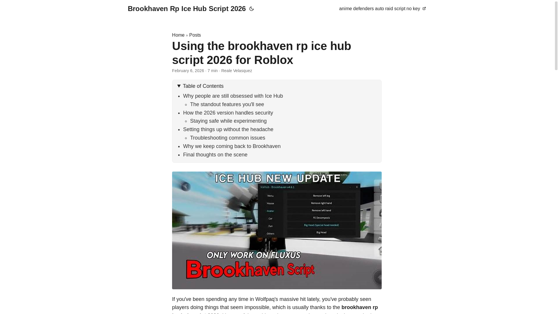 website screenshot of https://brookhaven-rp-ice-hub-script-2026.pages.dev/