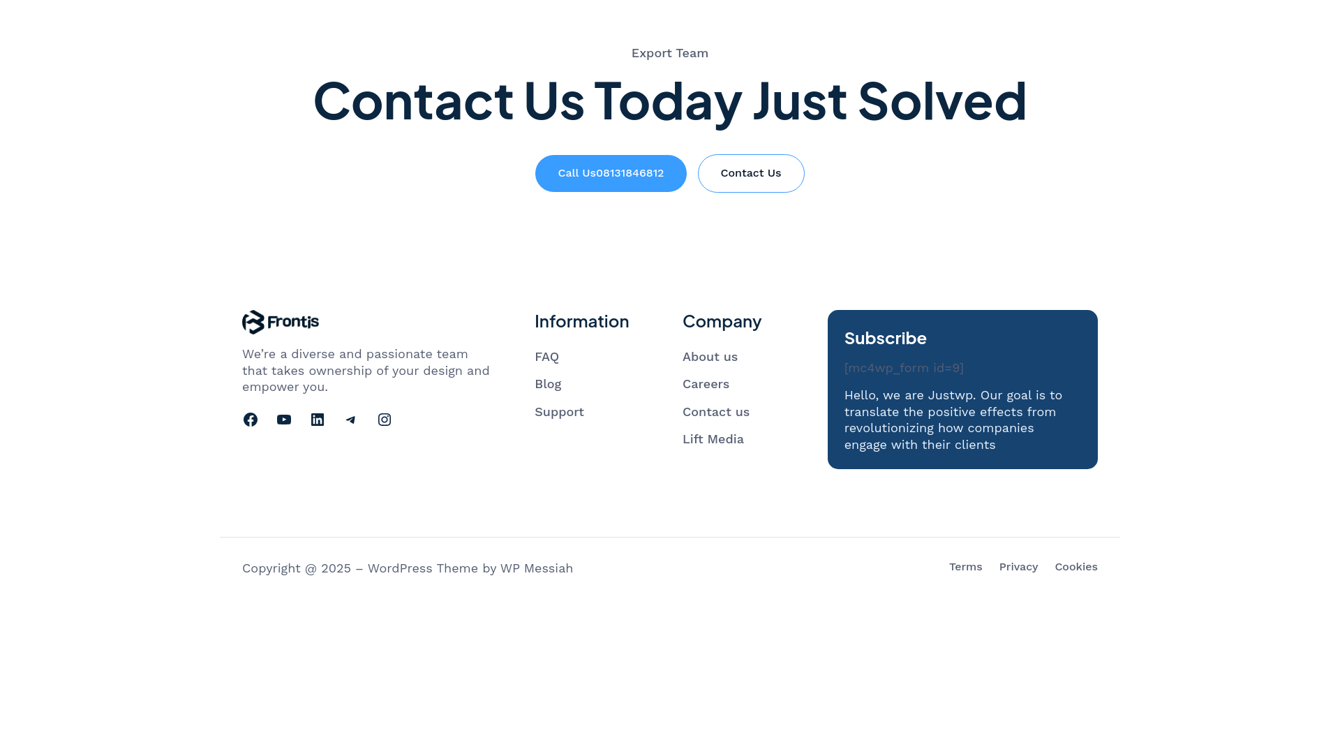 website screenshot of https://rohanglobals.online/