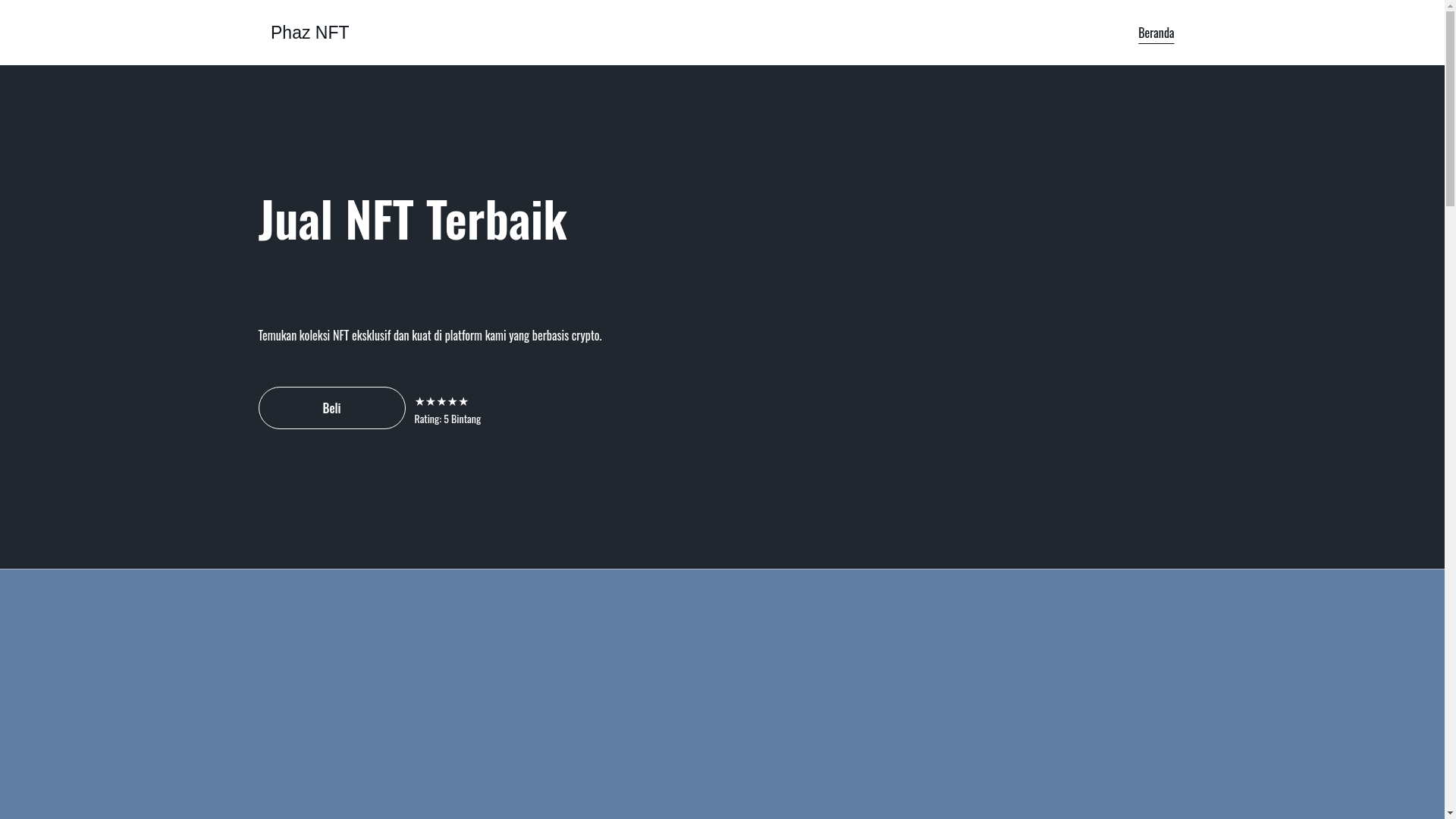 website screenshot of https://phaznft.xyz/