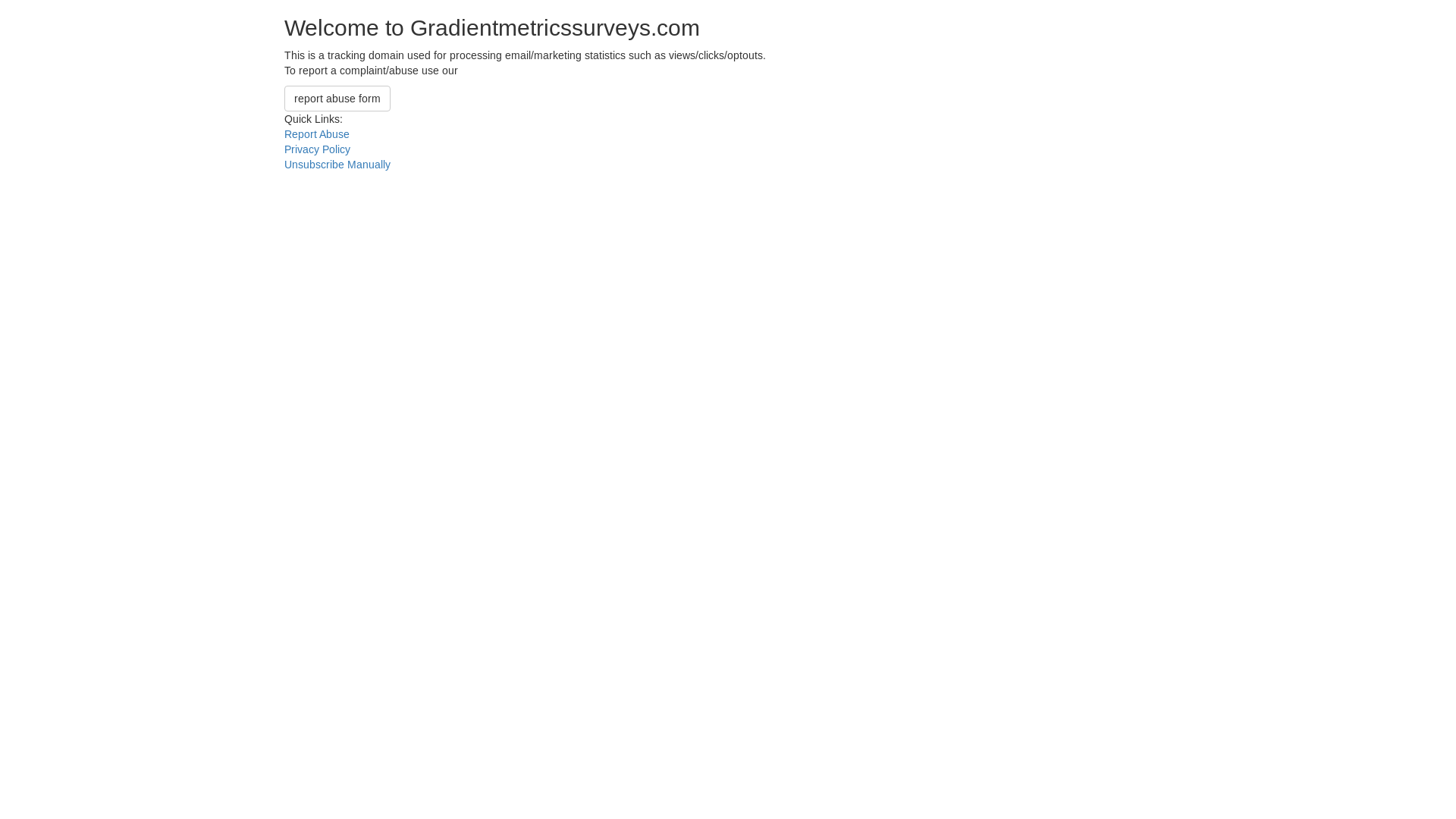 website screenshot of https://gradientmetricssurveys.com/