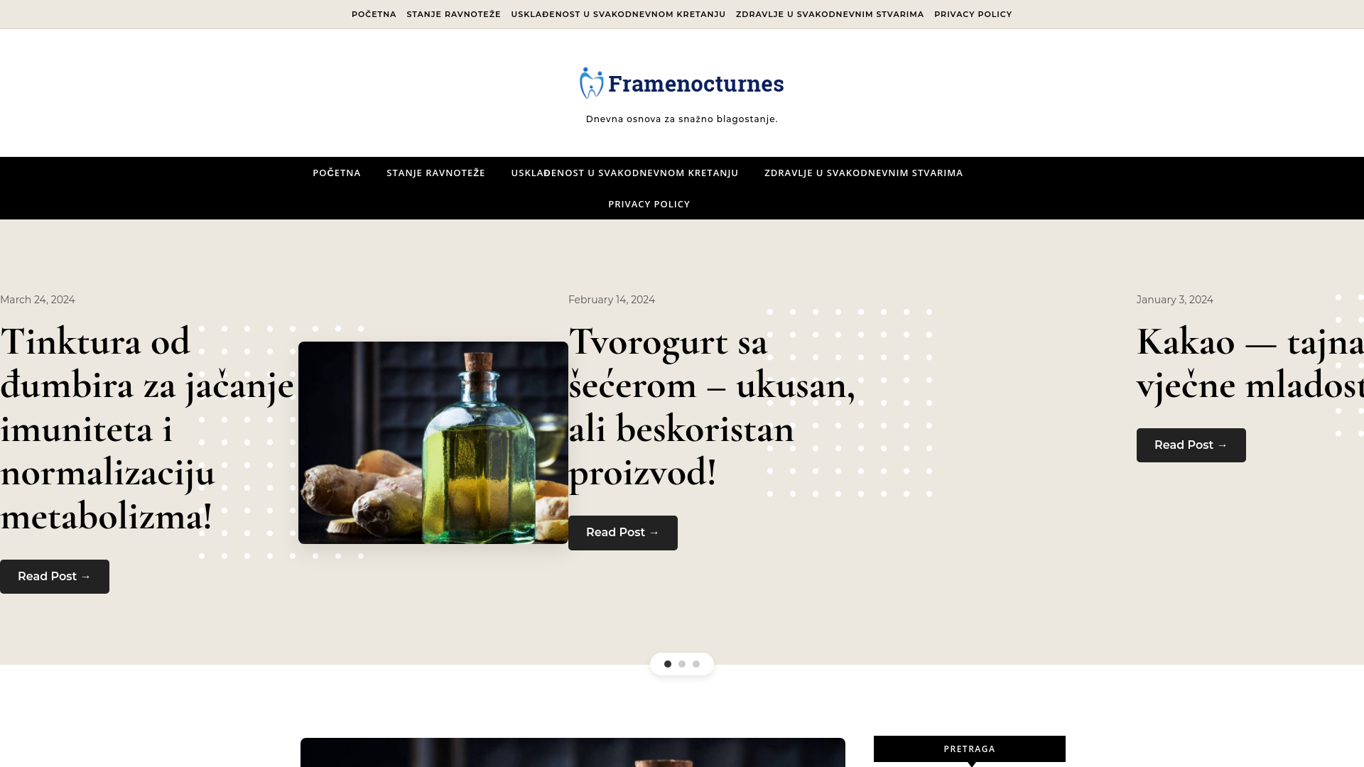 website screenshot of https://framenocturnes.org/
