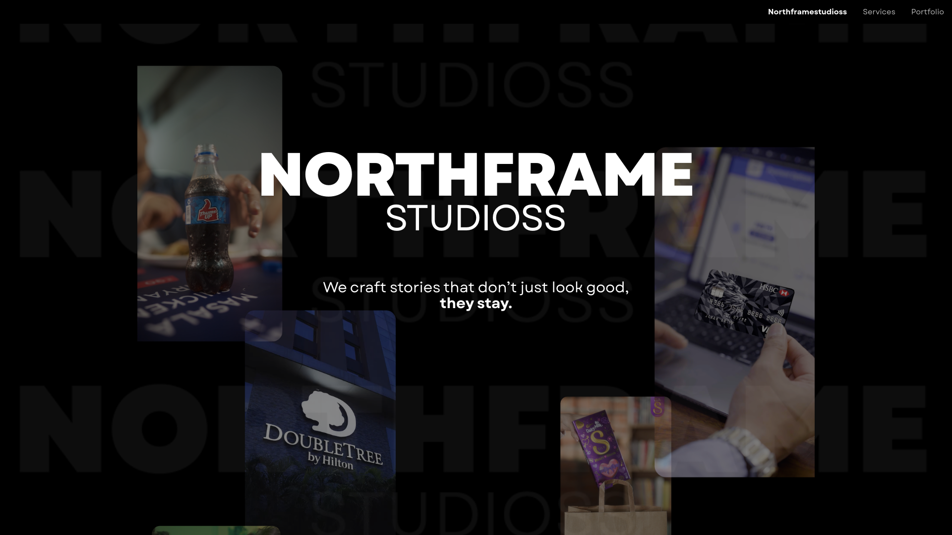 website screenshot of https://northframestudioss.com/