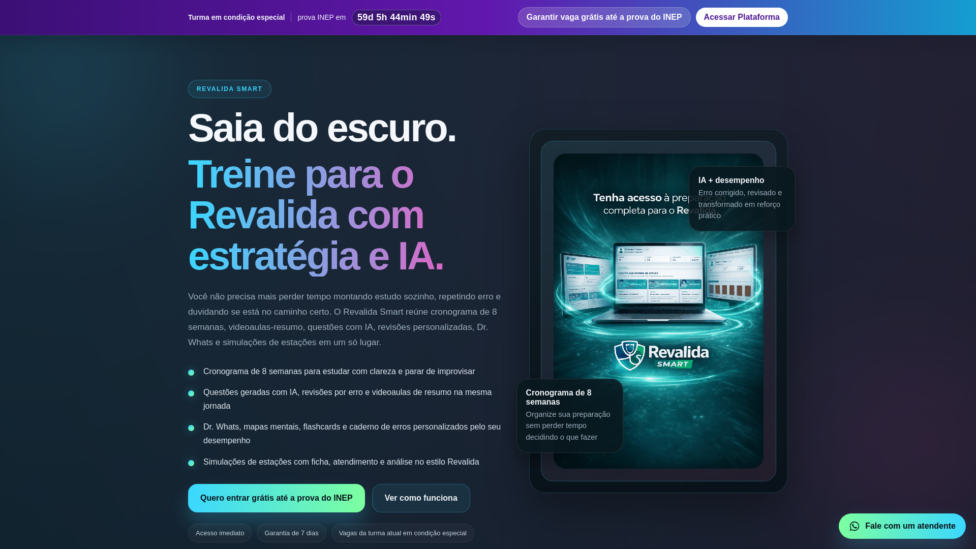 website screenshot of https://revalidasmart.online/
