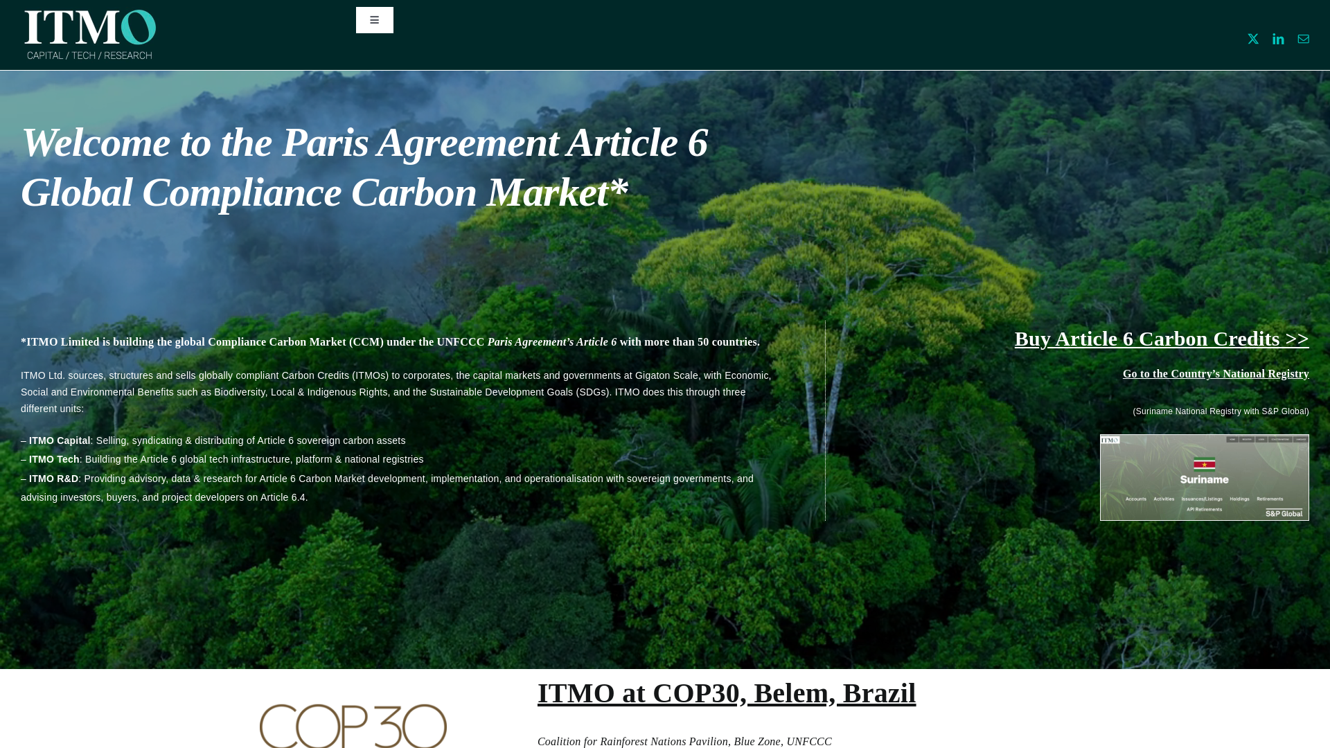 website screenshot of https://itmo.ltd/