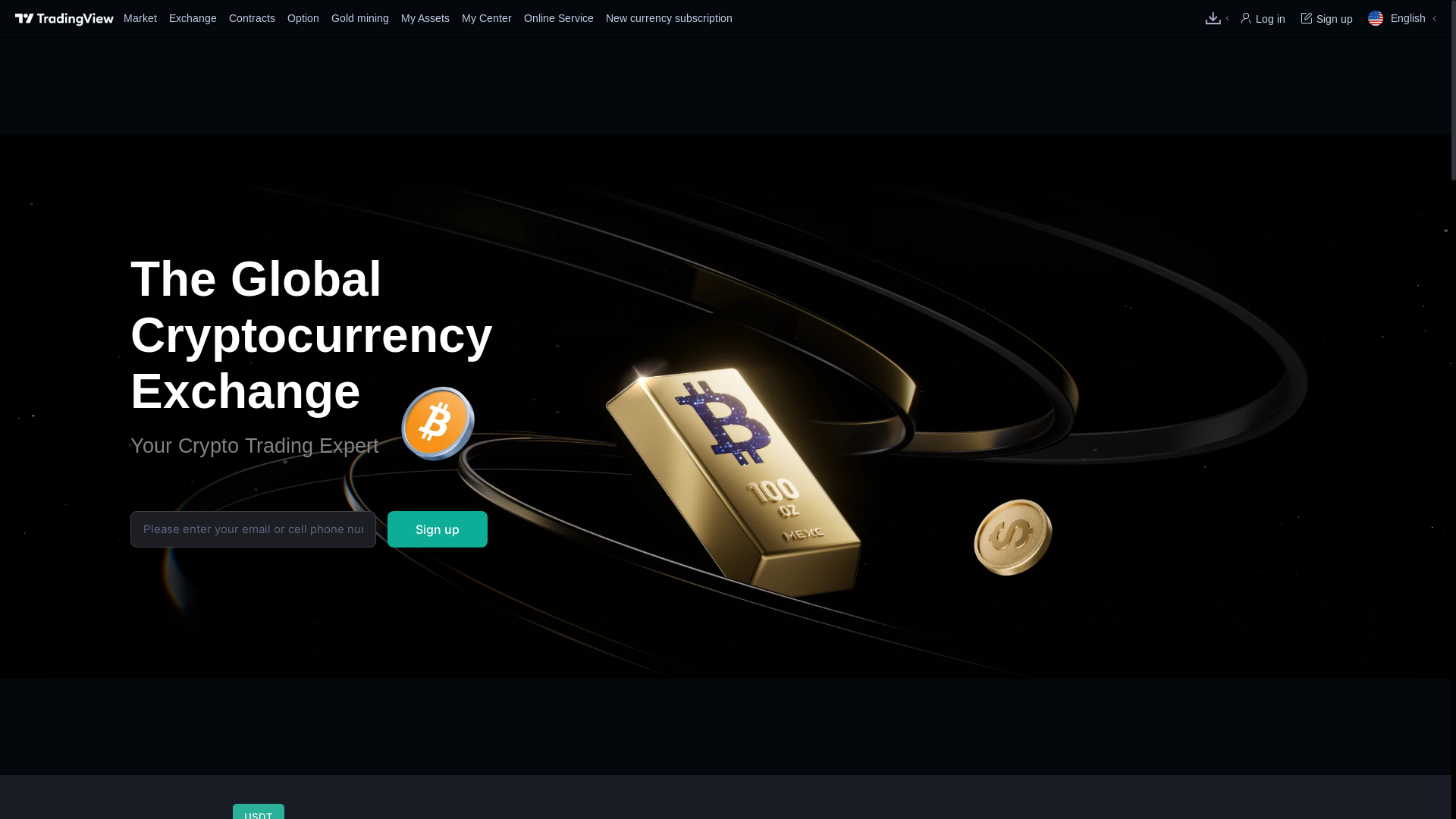 website screenshot of https://tviewtoken.com/