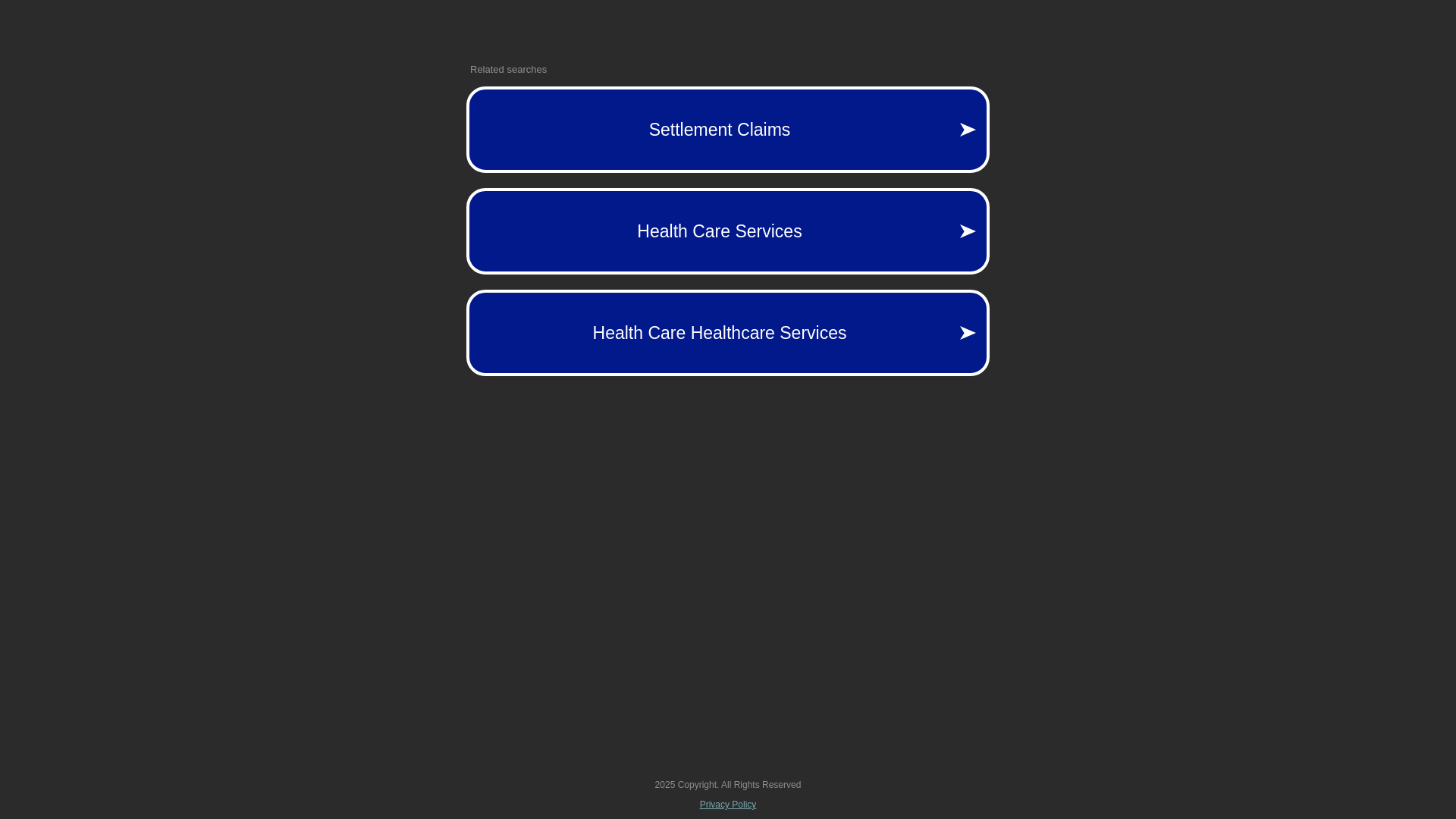 website screenshot of https://healthcsettlement.com/