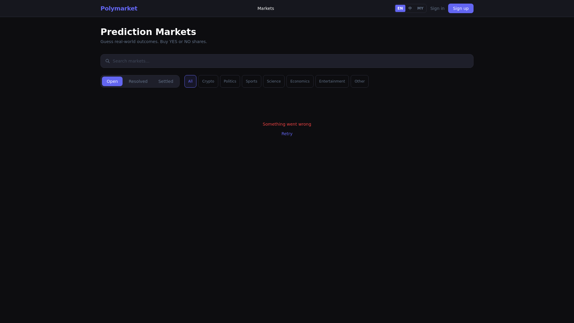 website screenshot of https://yesono.today