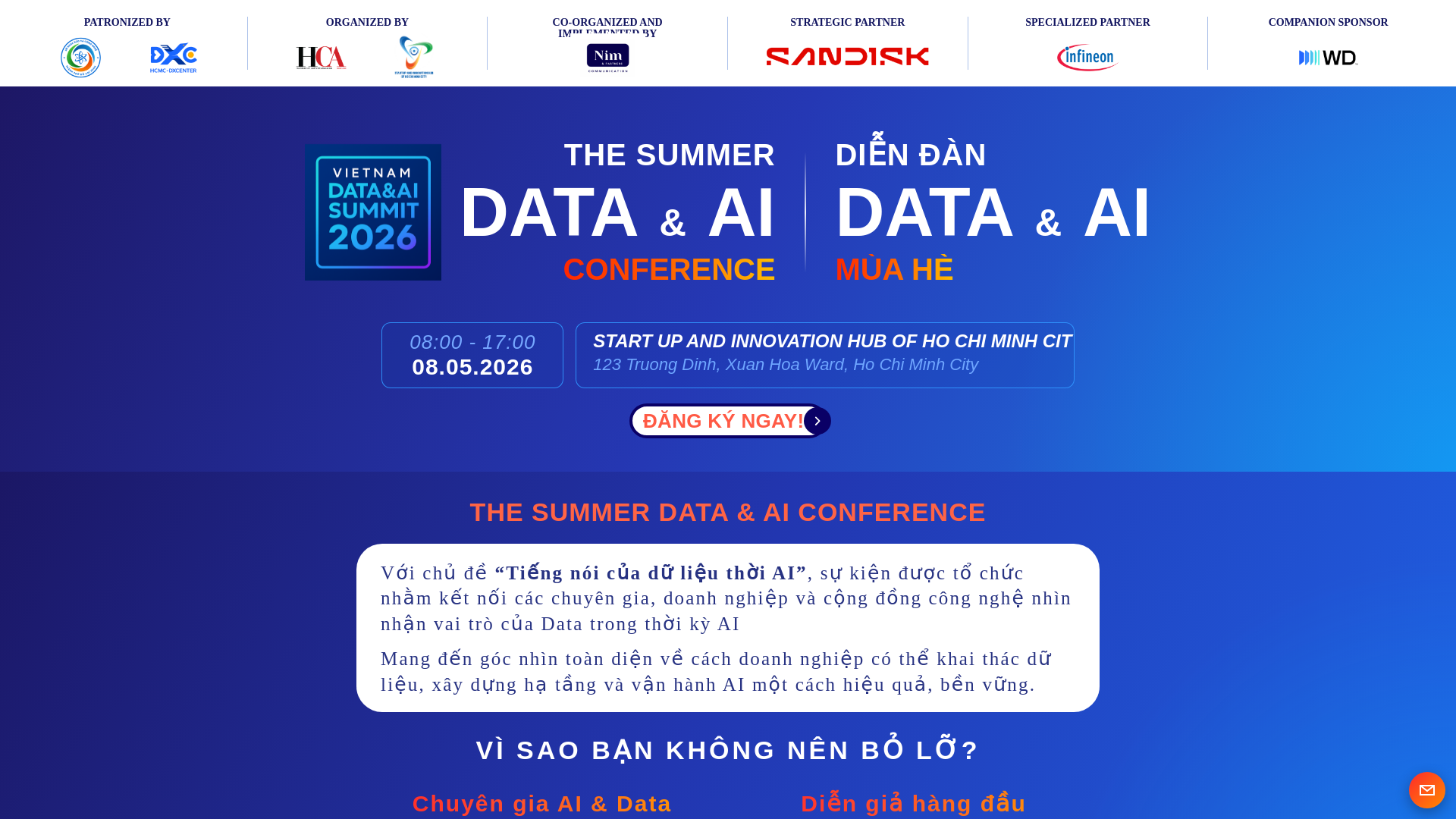 website screenshot of https://data-aisummit.vn/