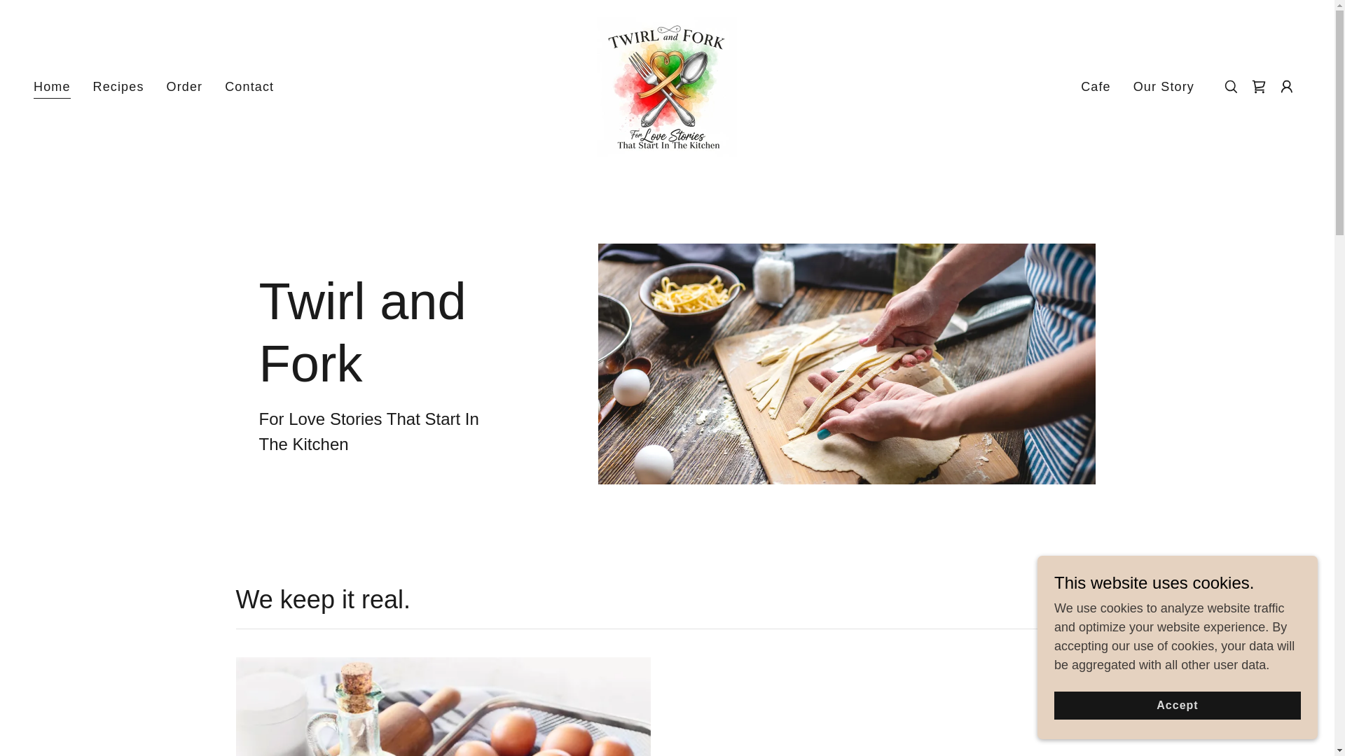 website screenshot of https://twirlandfork.com/