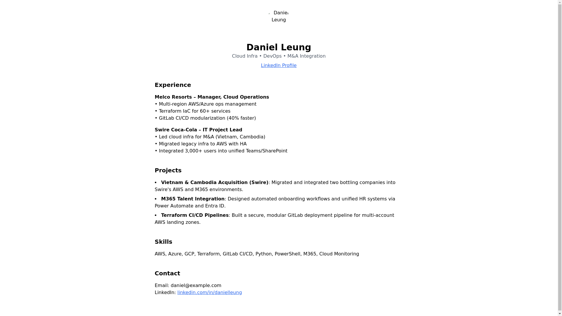 website screenshot of https://personal-website-eyk.pages.dev/