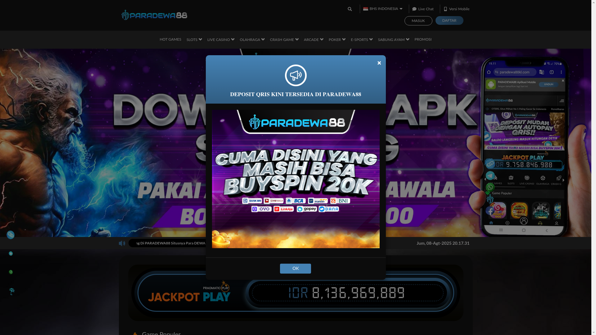 website screenshot of https://paradewa88lock.com/
