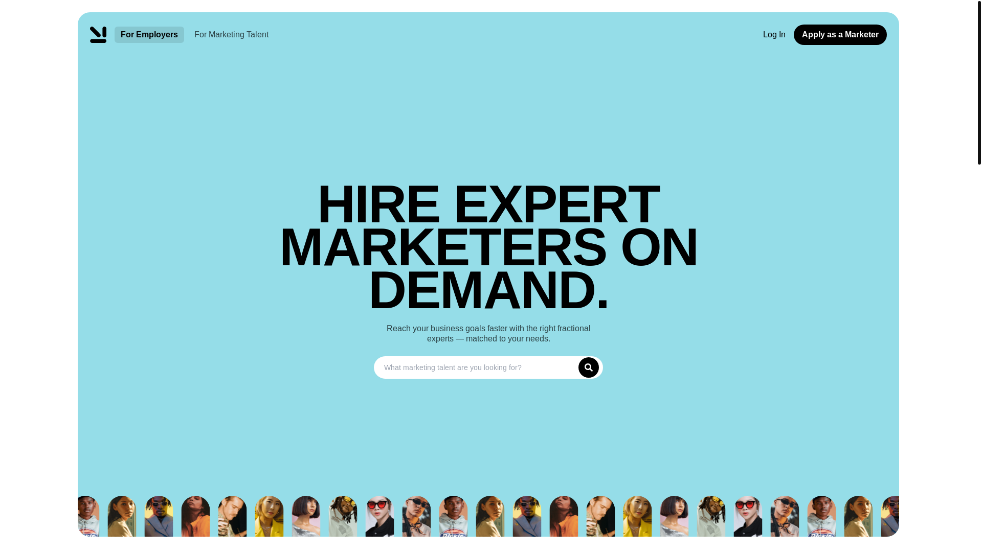 website screenshot of https://clicktalent.pages.dev/