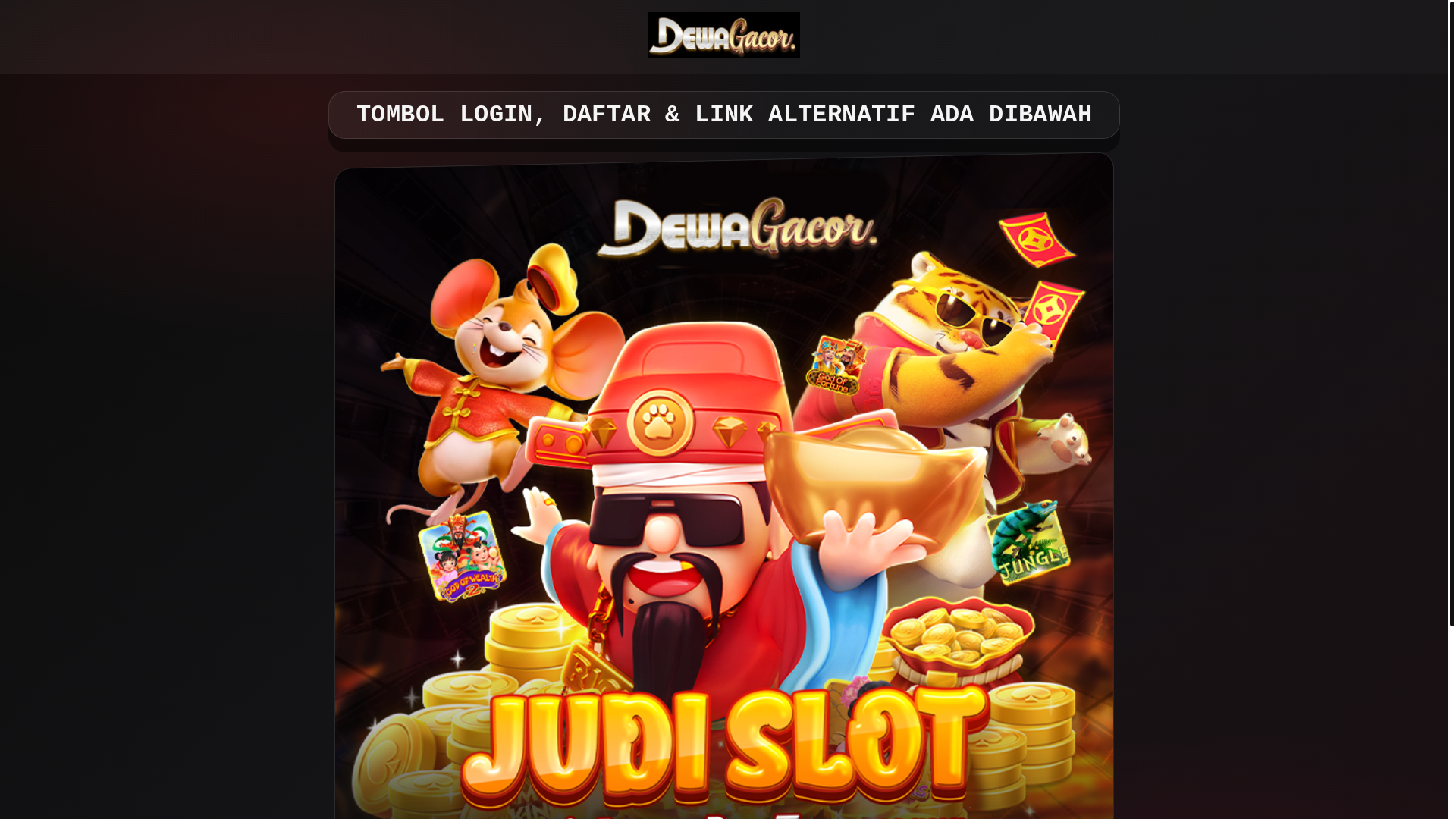 website screenshot of https://dewagacor-berkah.pages.dev/