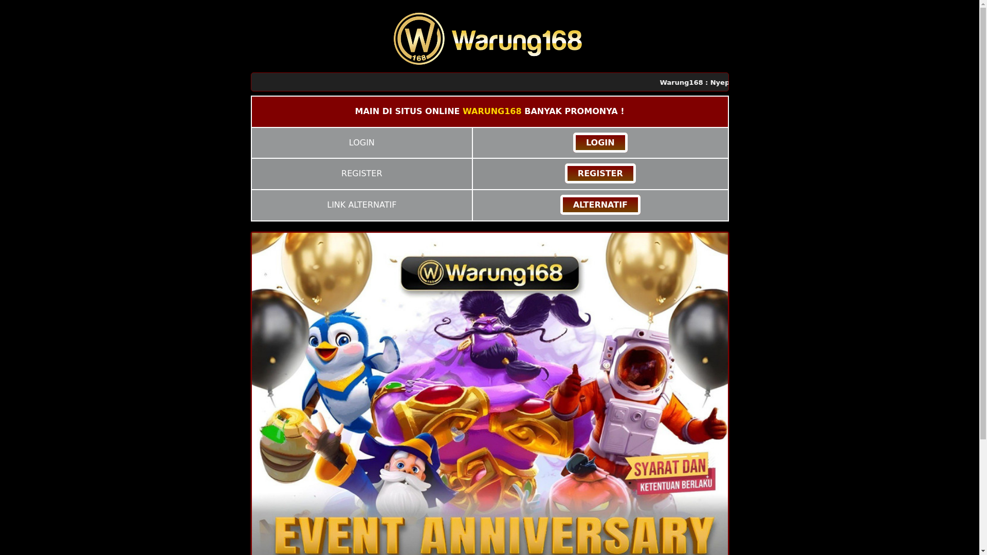 website screenshot of https://warung168-gacor-36n.pages.dev/