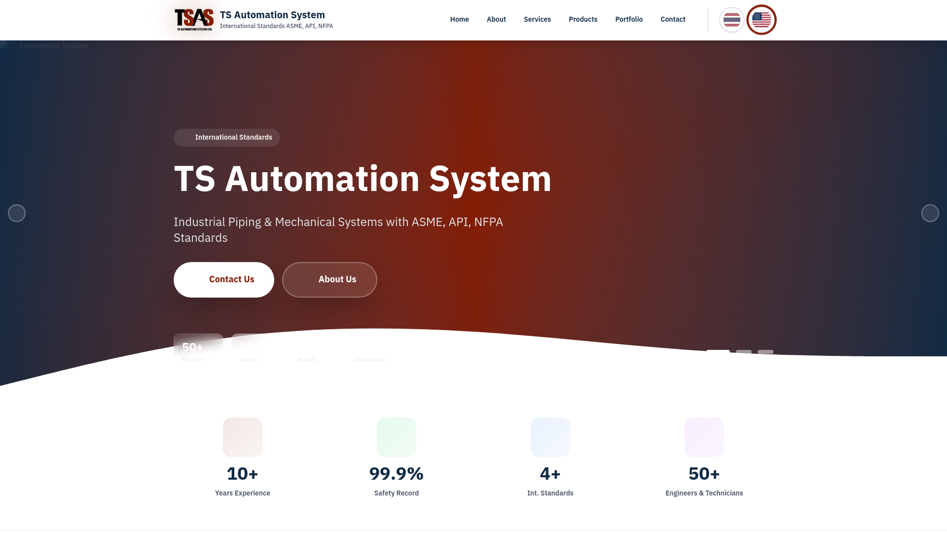 website screenshot of https://client-tsas-corporate-site.pages.dev/