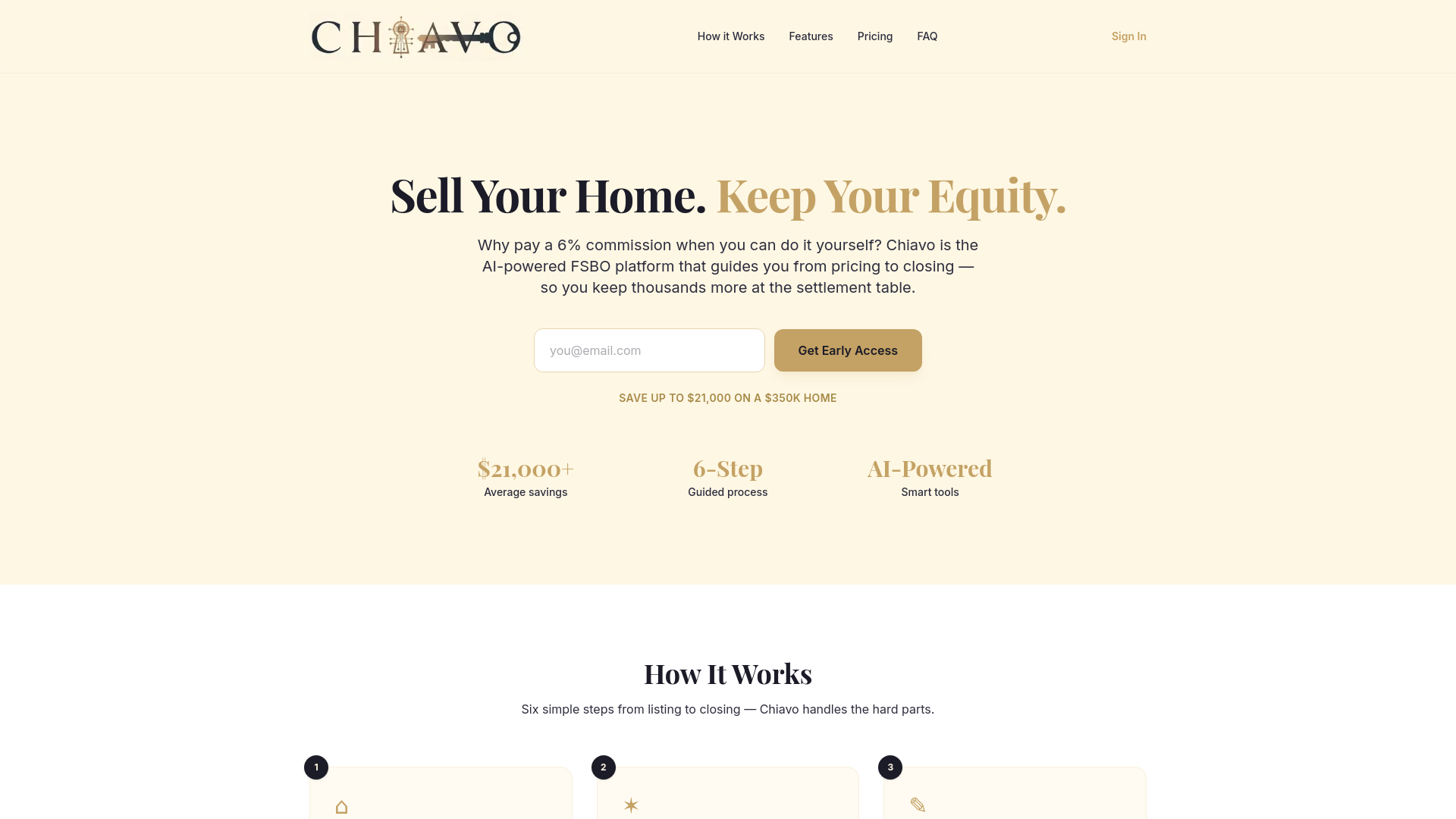 website screenshot of https://gochiavo.com/