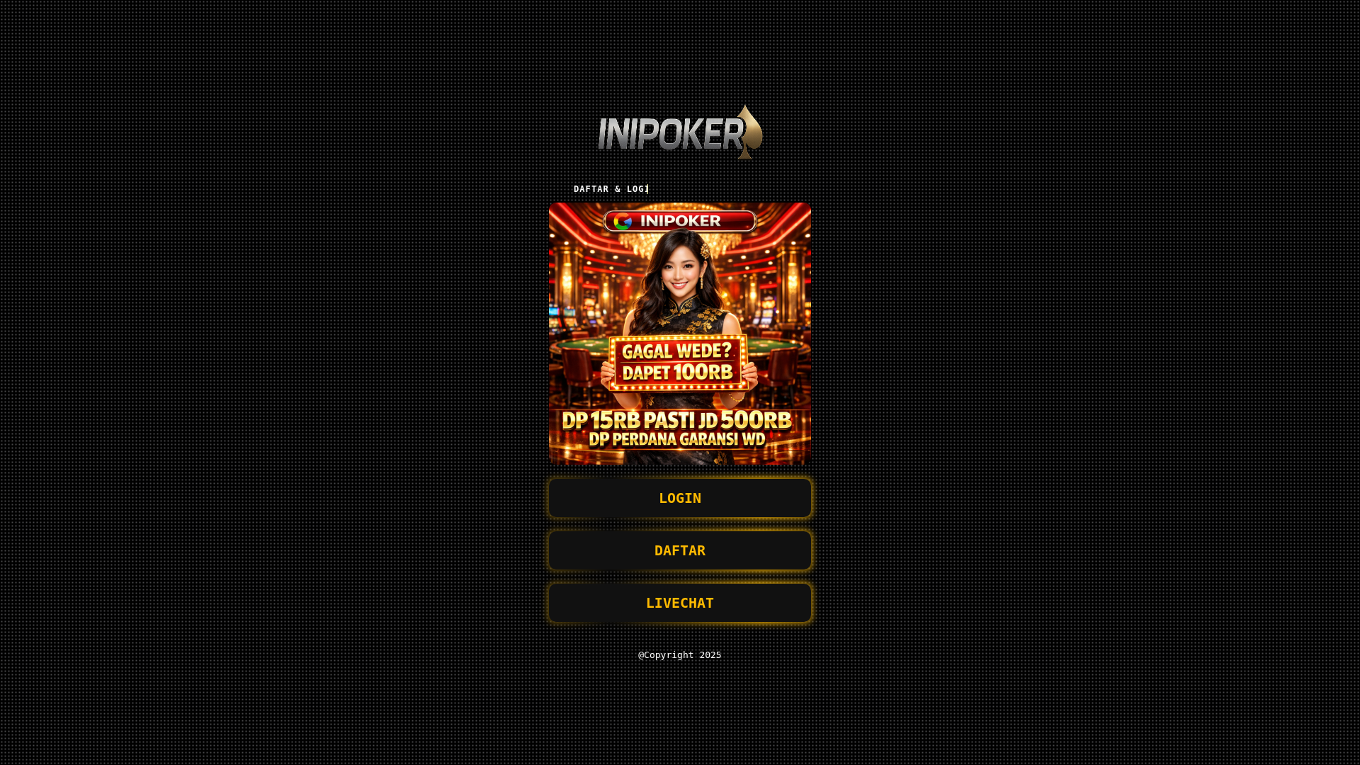 website screenshot of https://inipokertoko.pages.dev/