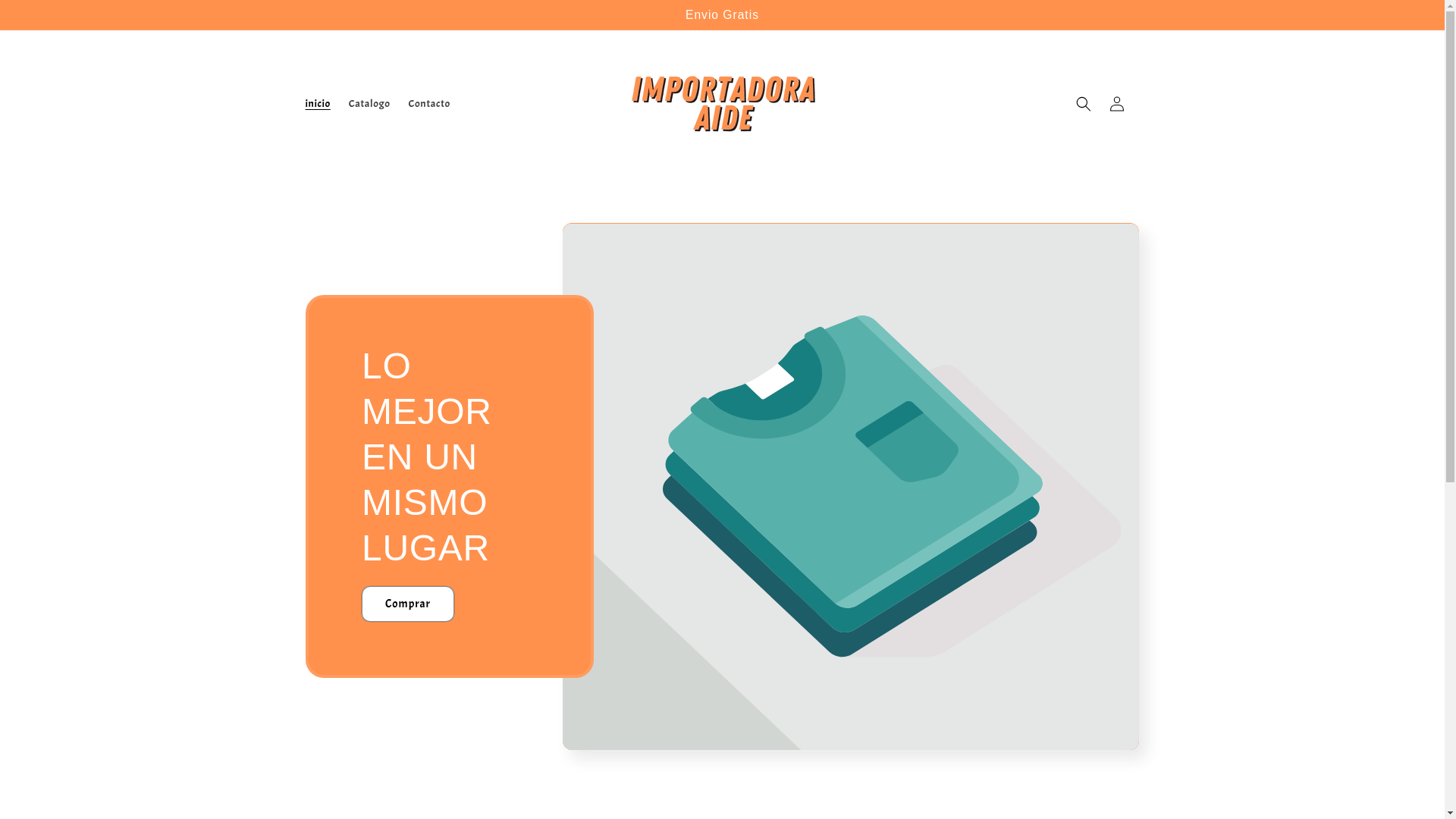 website screenshot of https://importadoraaide.shop/
