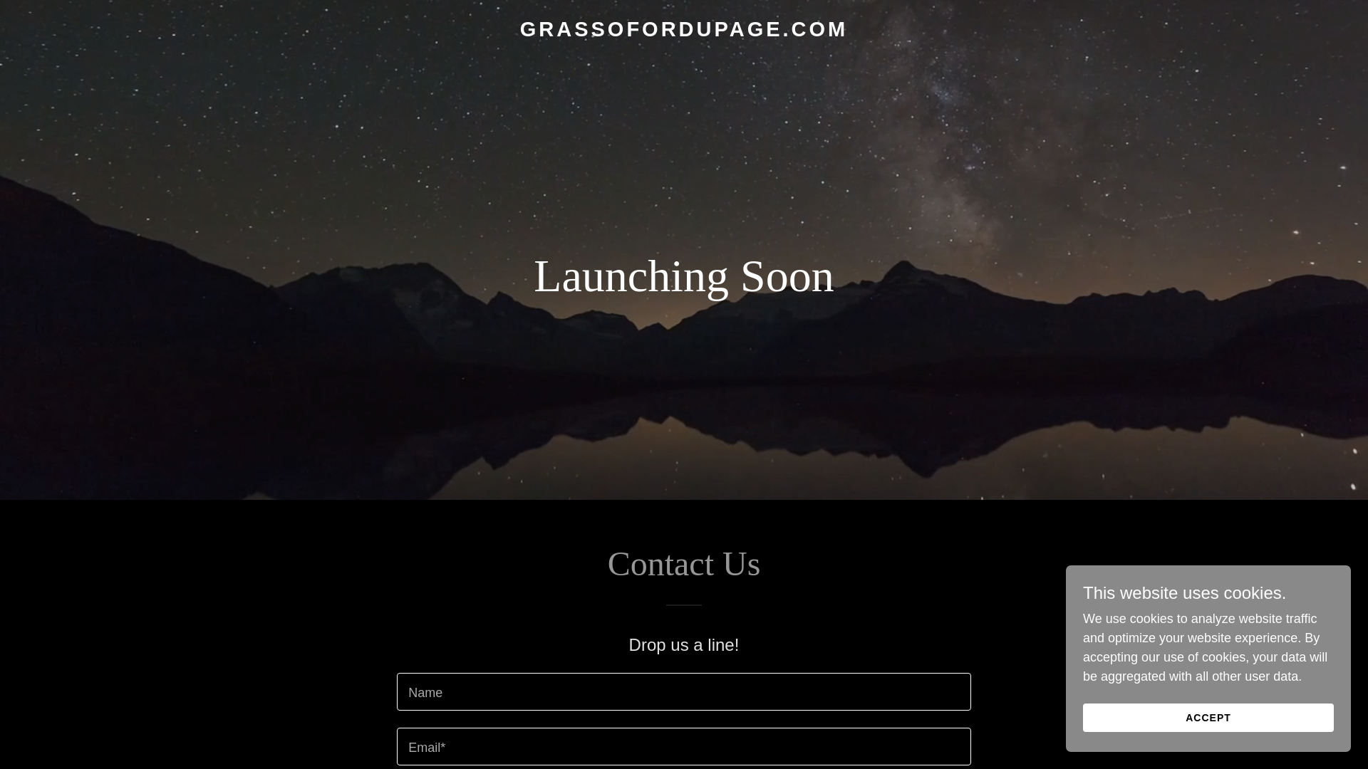 website screenshot of https://grassofordupage.com/