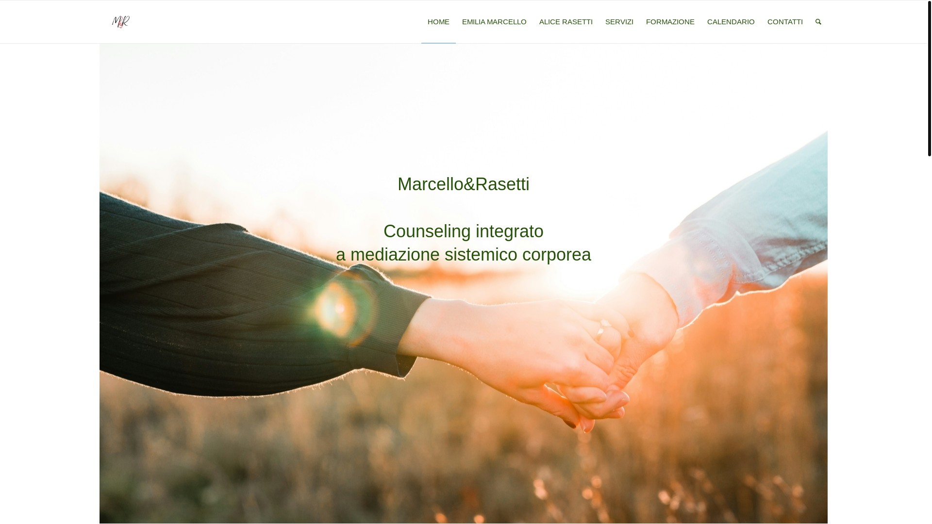 website screenshot of https://mercounseling.it/