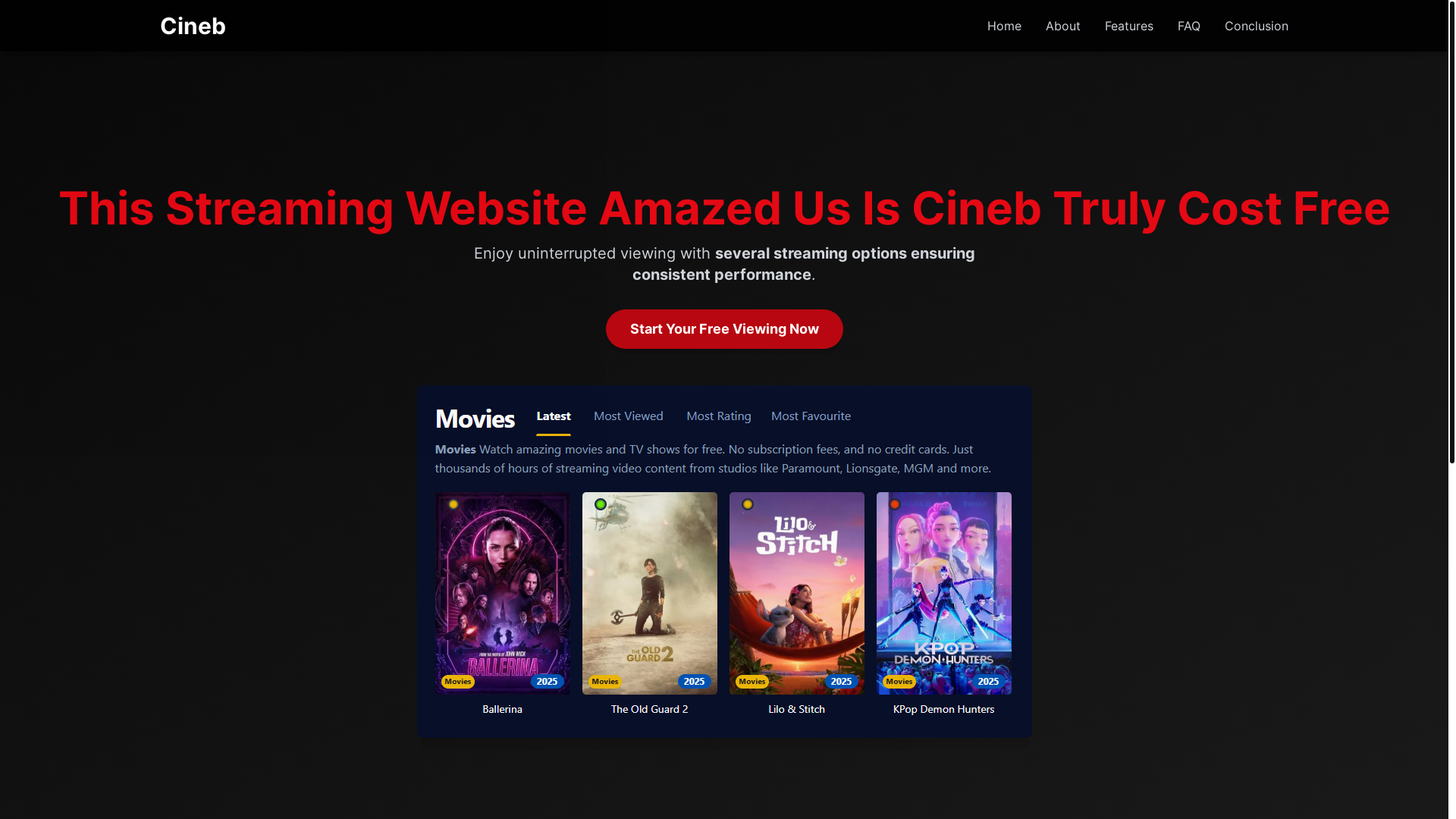 website screenshot of https://cineb-3tv7.pages.dev/