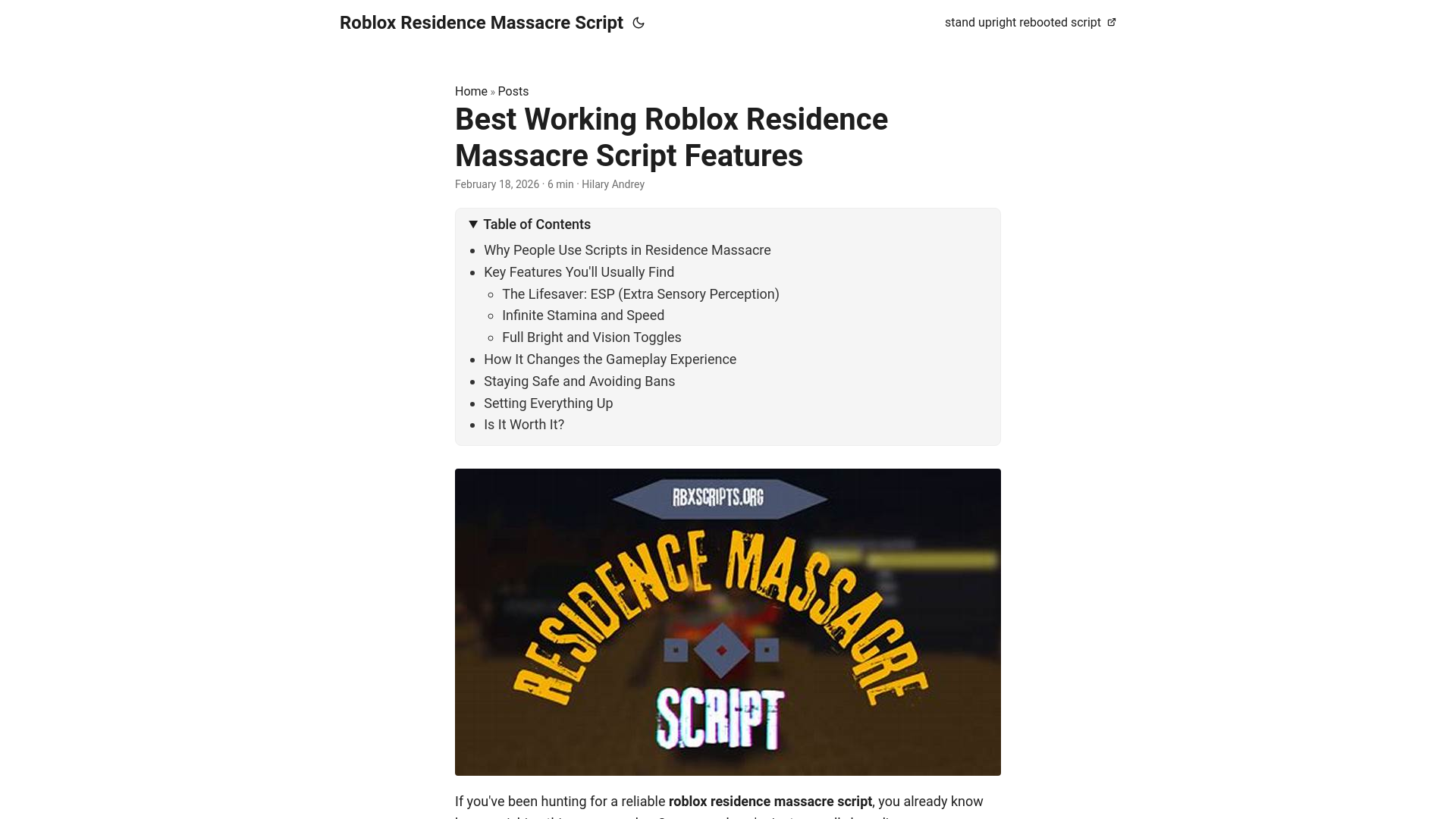 website screenshot of https://roblox-residence-massacre-script.pages.dev/