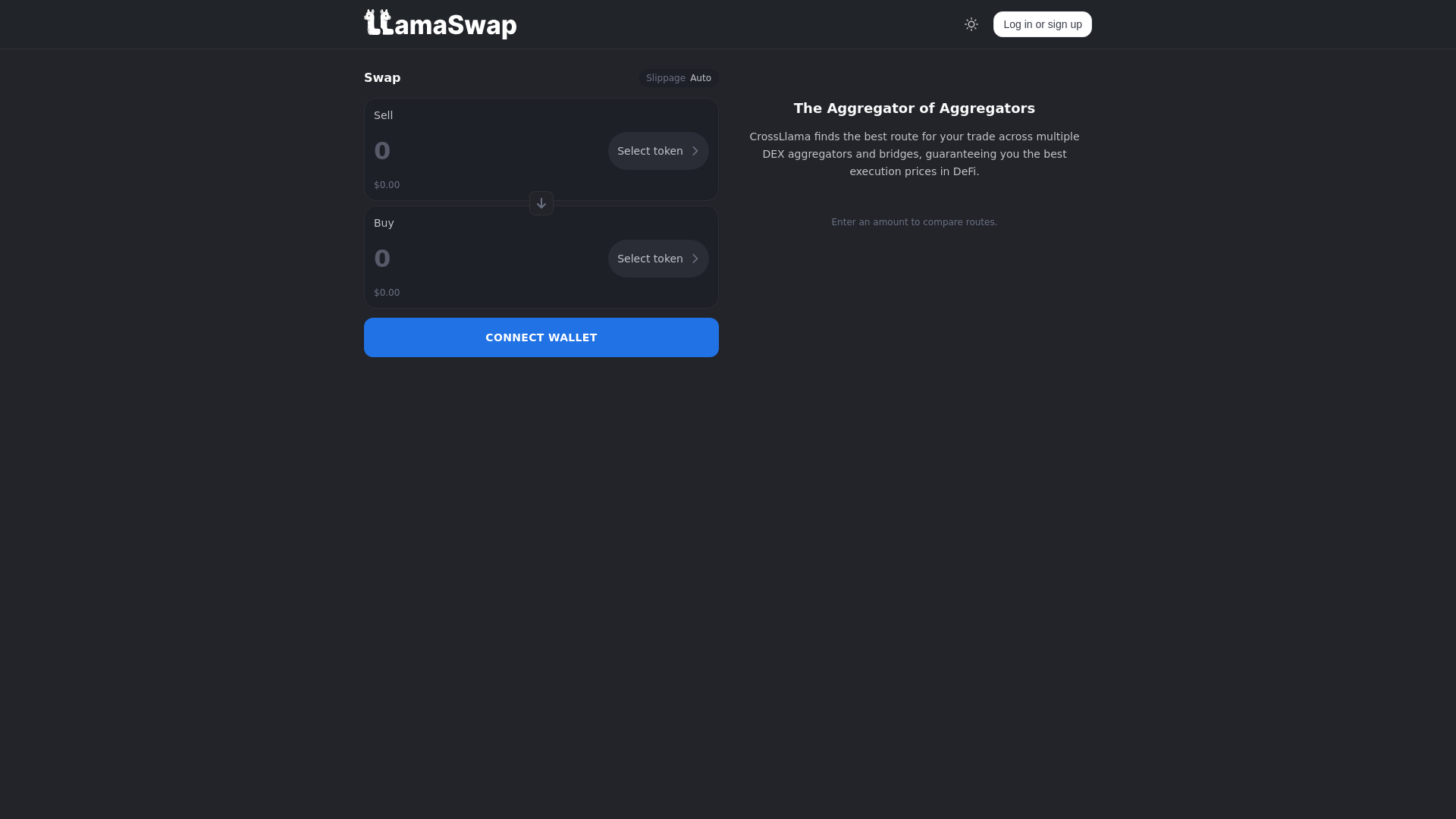 website screenshot of https://crossllama-web.pages.dev/