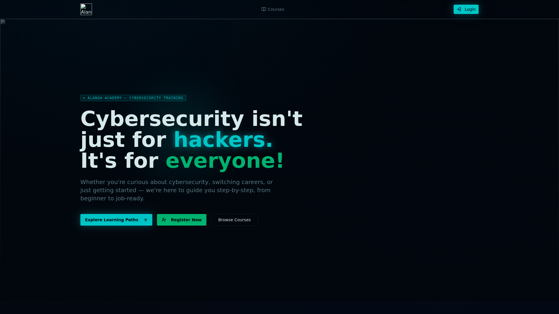 website screenshot of https://alanghacademy.pages.dev/