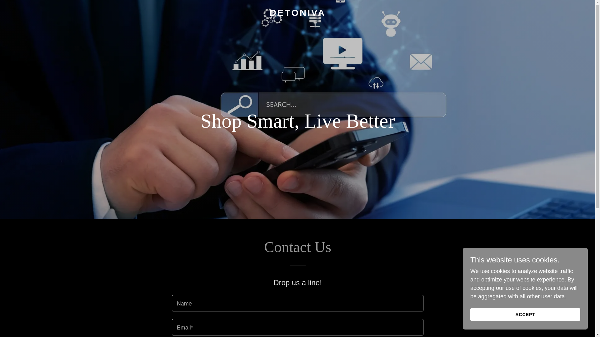 website screenshot of https://detoniva.com/