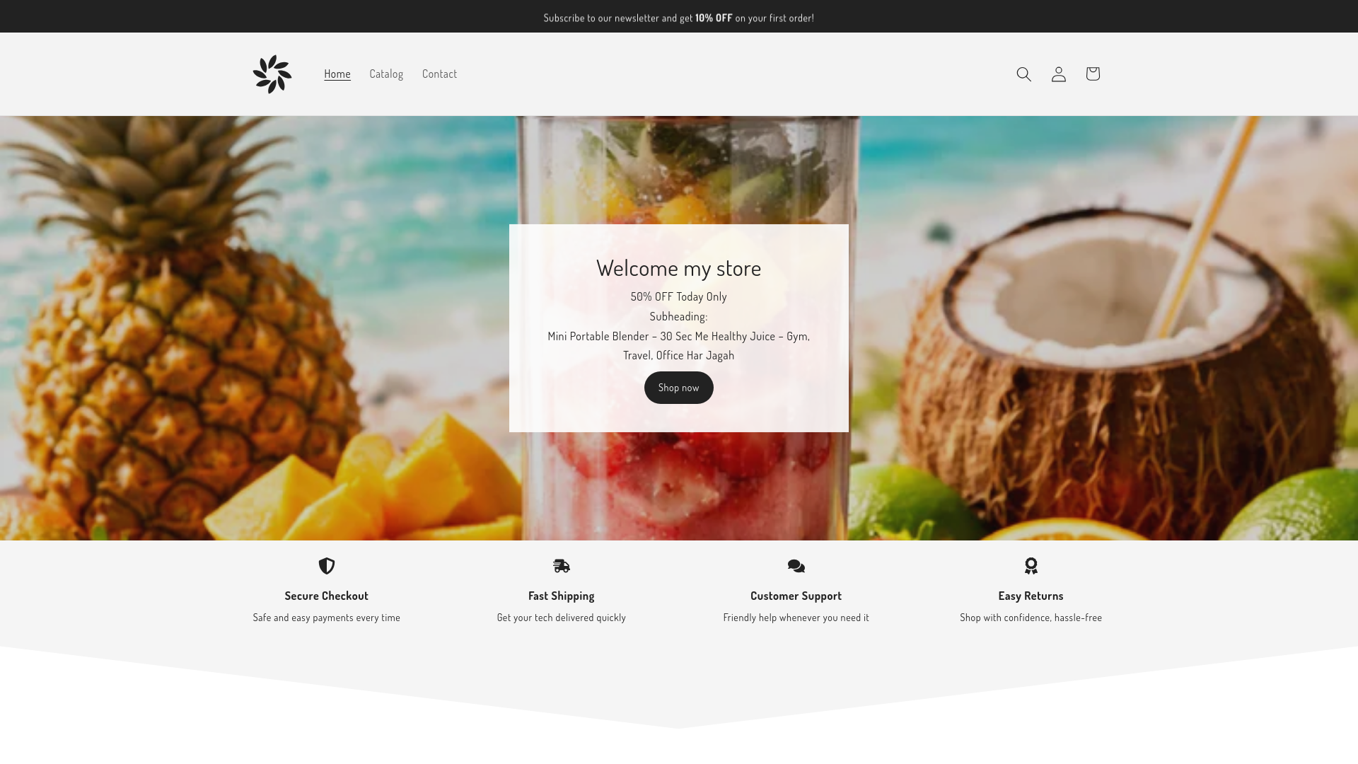 website screenshot of https://fetnescom.shop