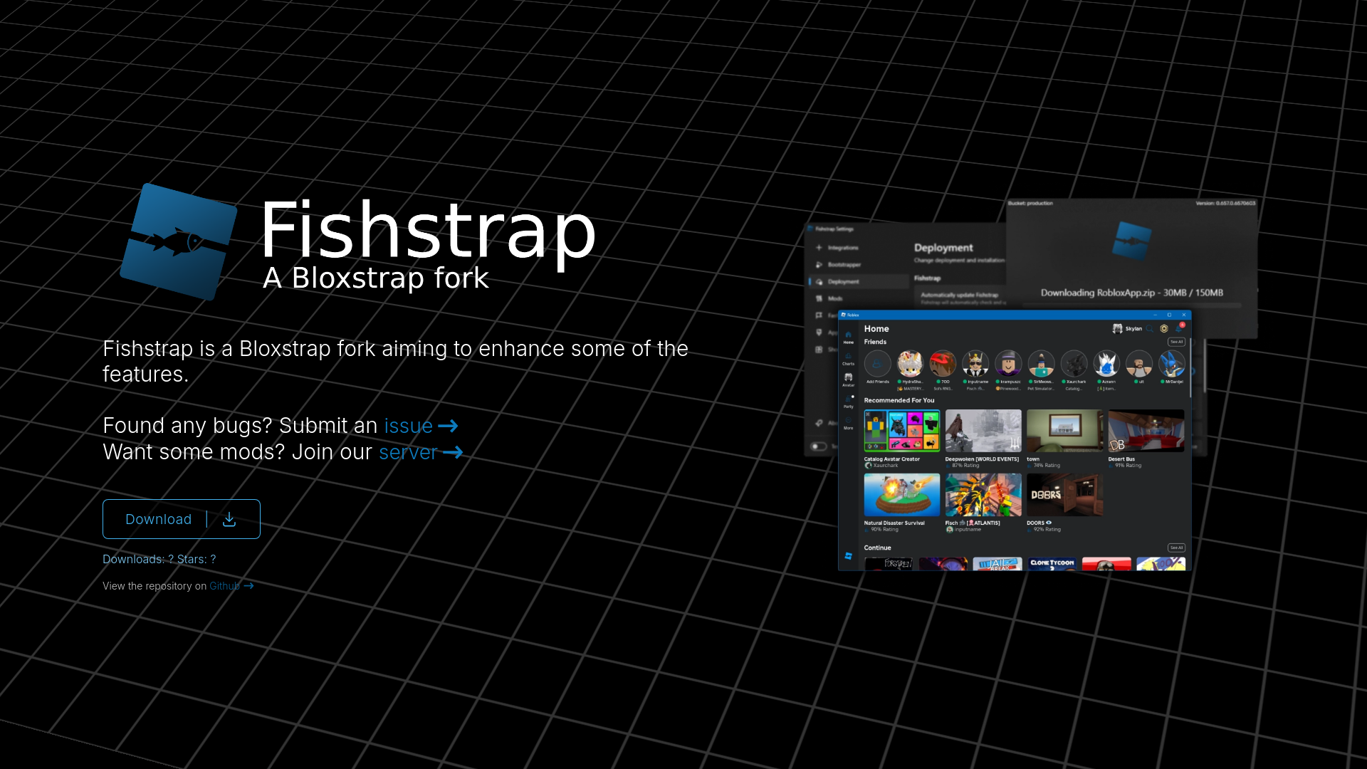 website screenshot of https://fishtrap-app.pages.dev/
