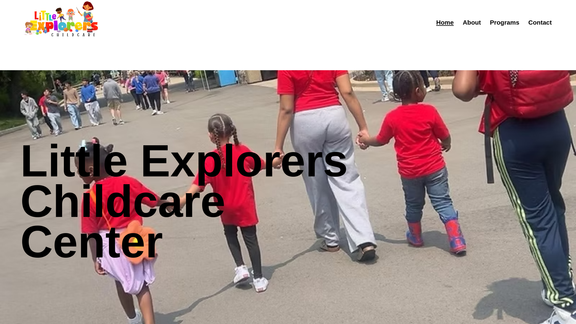 website screenshot of https://littlexplorersccc.com/