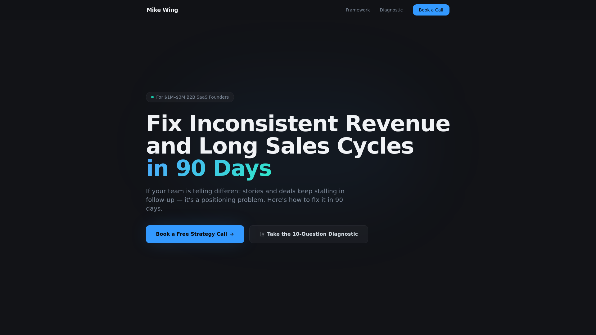 website screenshot of https://themikewing.pages.dev/