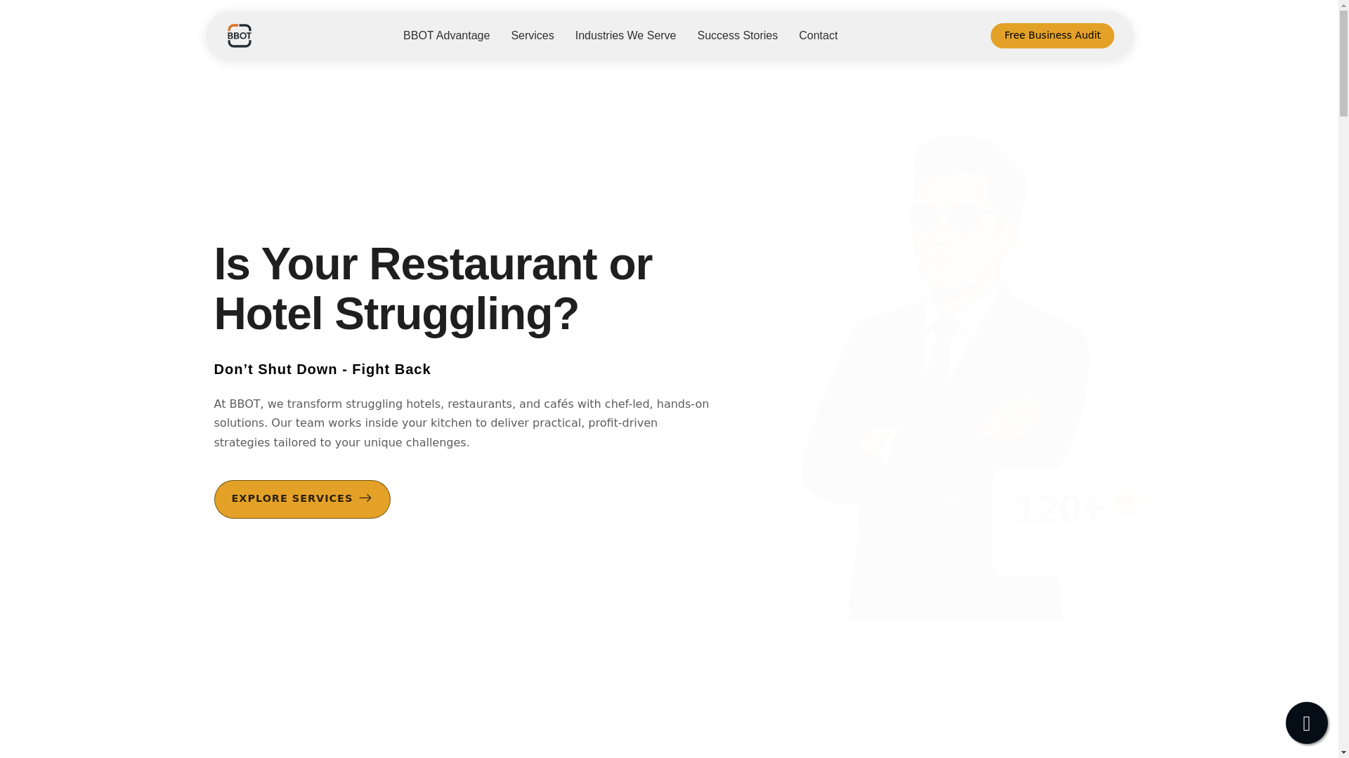 website screenshot of https://businessbackontable.in/