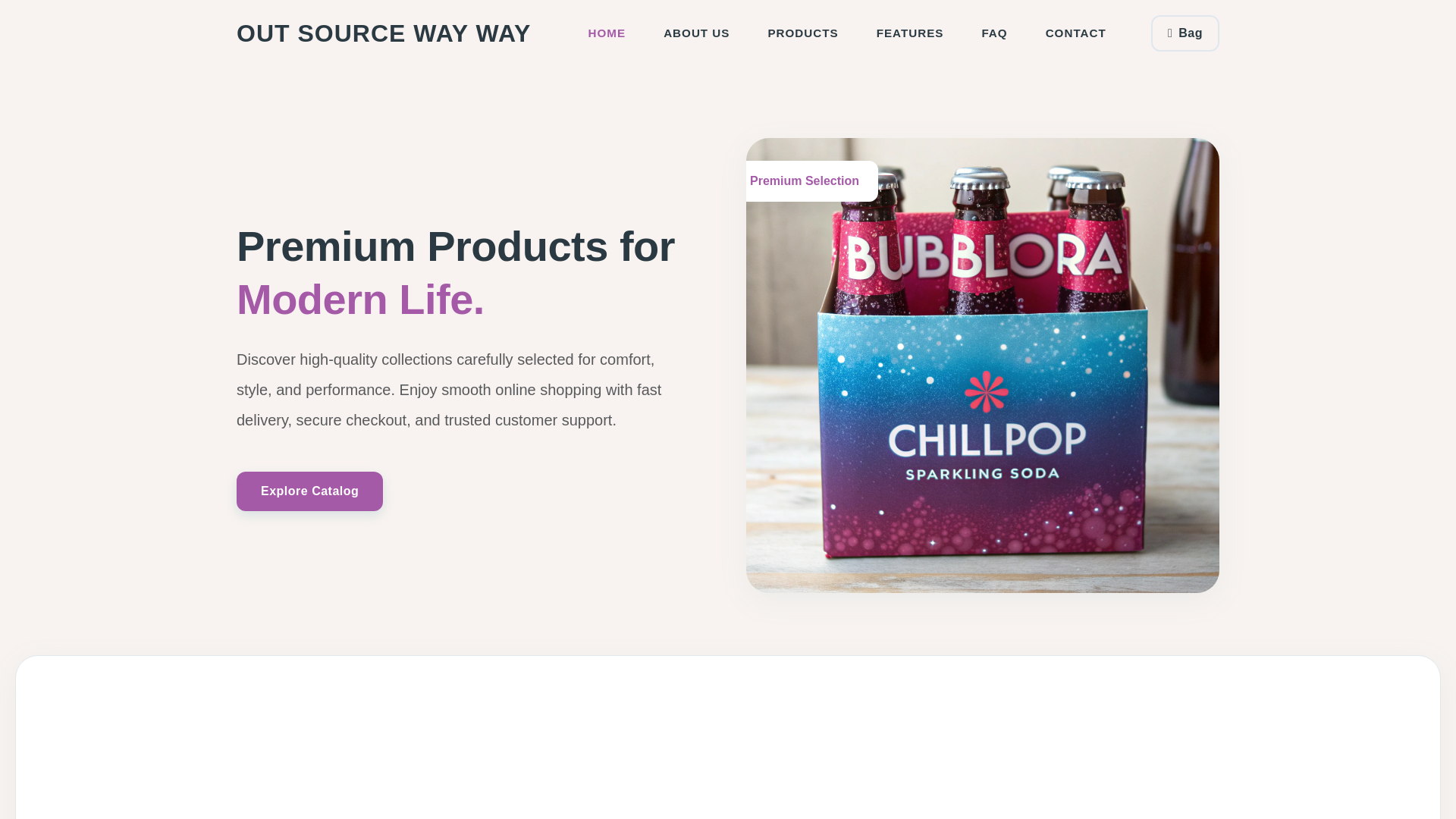 website screenshot of https://outsourcewayway.com/