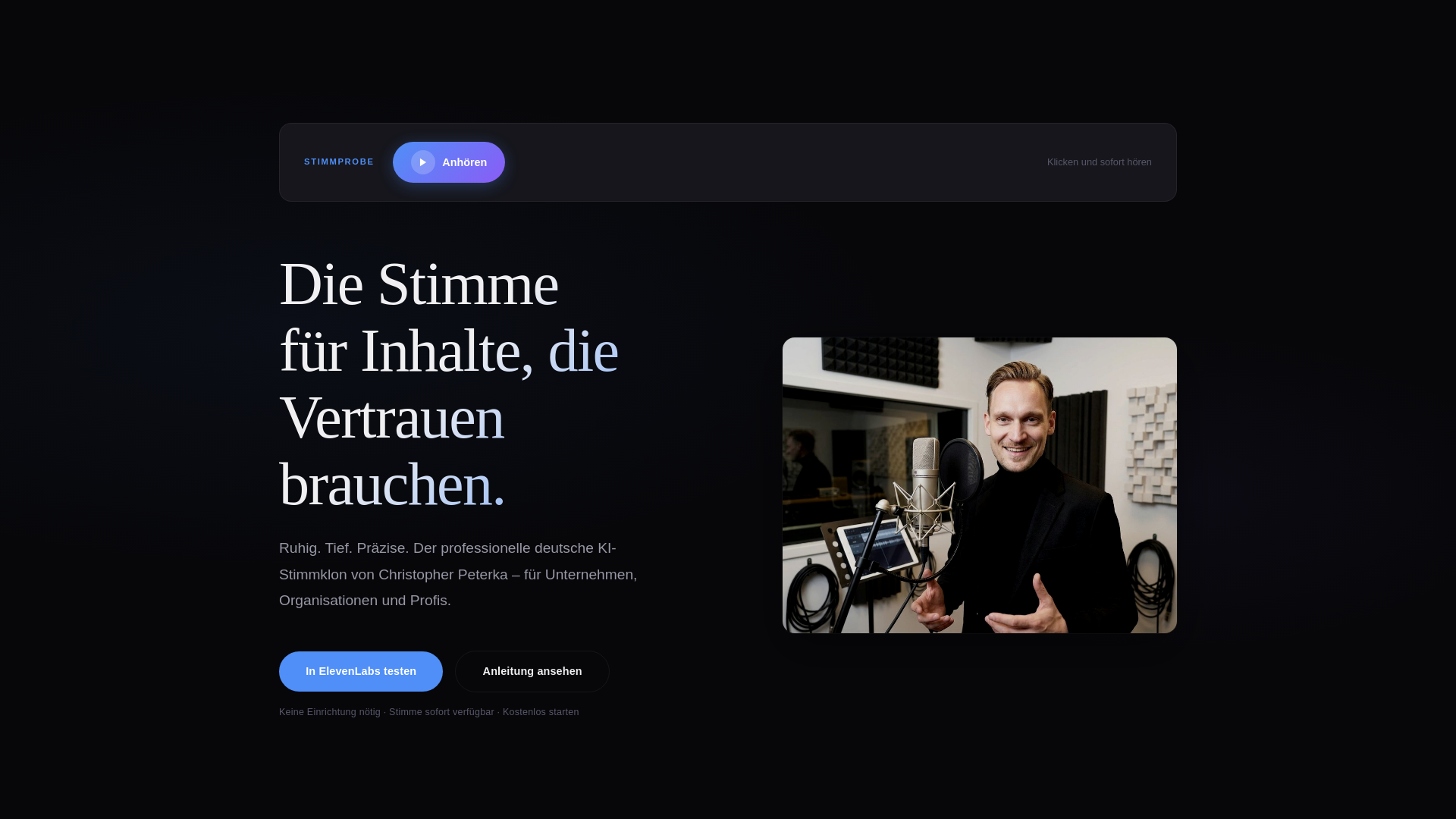 website screenshot of https://stimmedesvertrauens.de