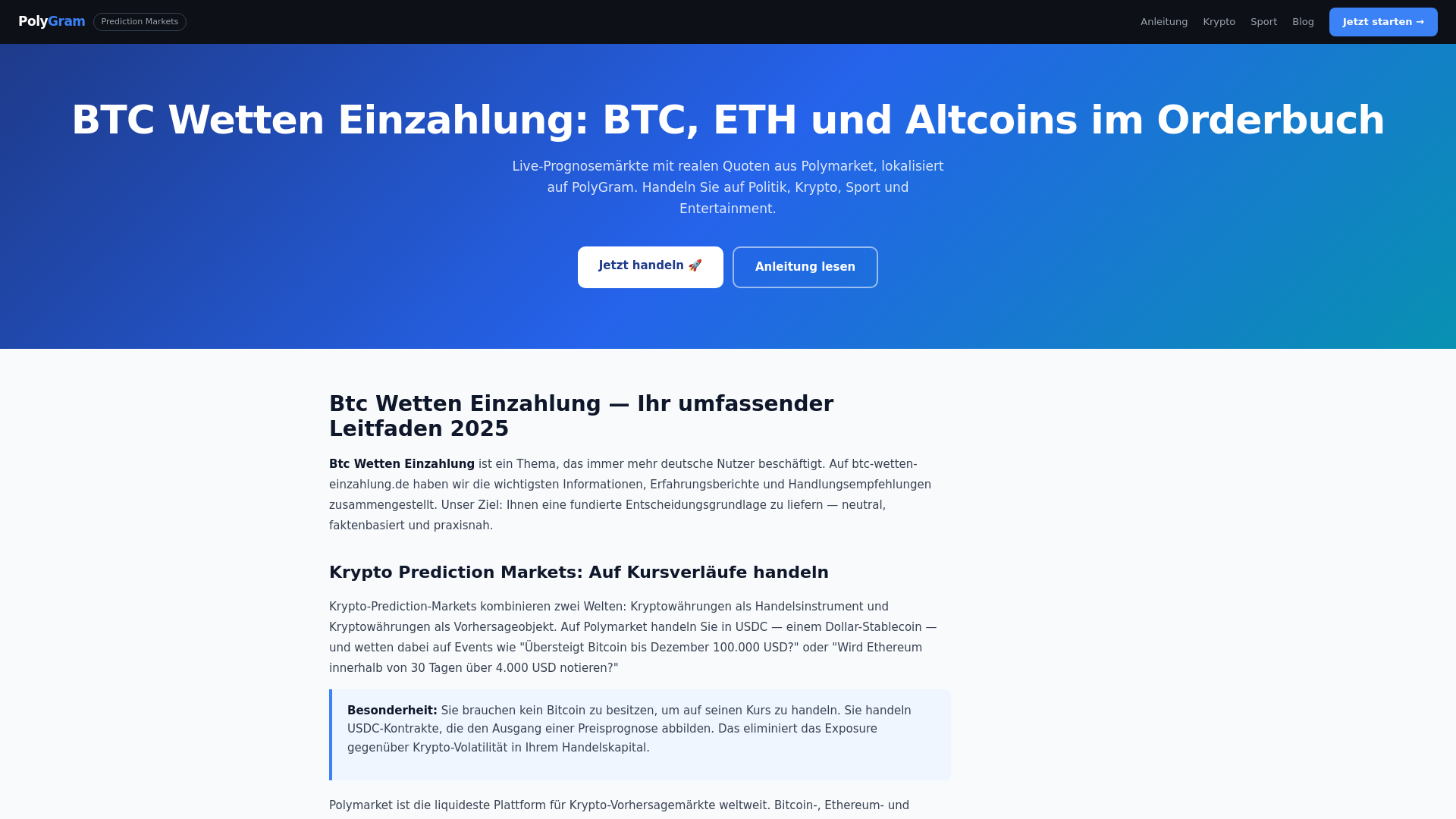website screenshot of https://btc-wetten-einzahlung.de/