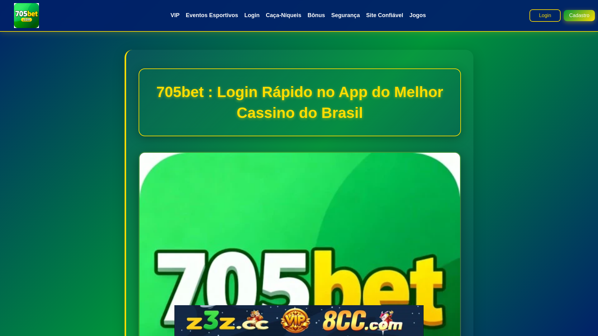 website screenshot of https://705betsi.com/