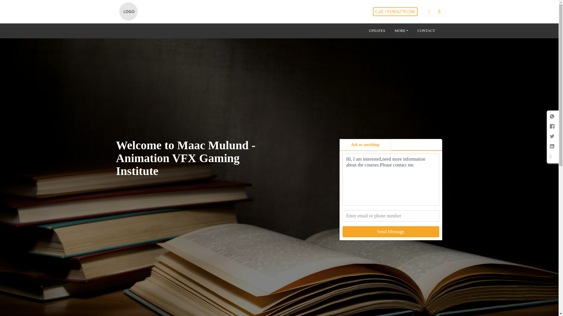 website screenshot of https://maacmulund.in/