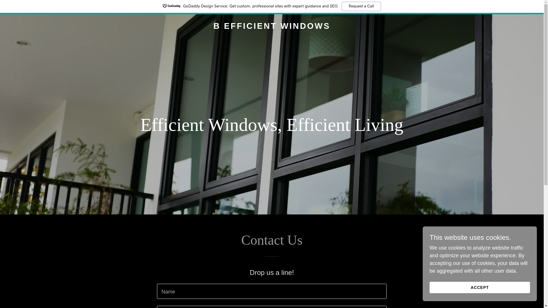 website screenshot of https://b-efficientwindows.com/