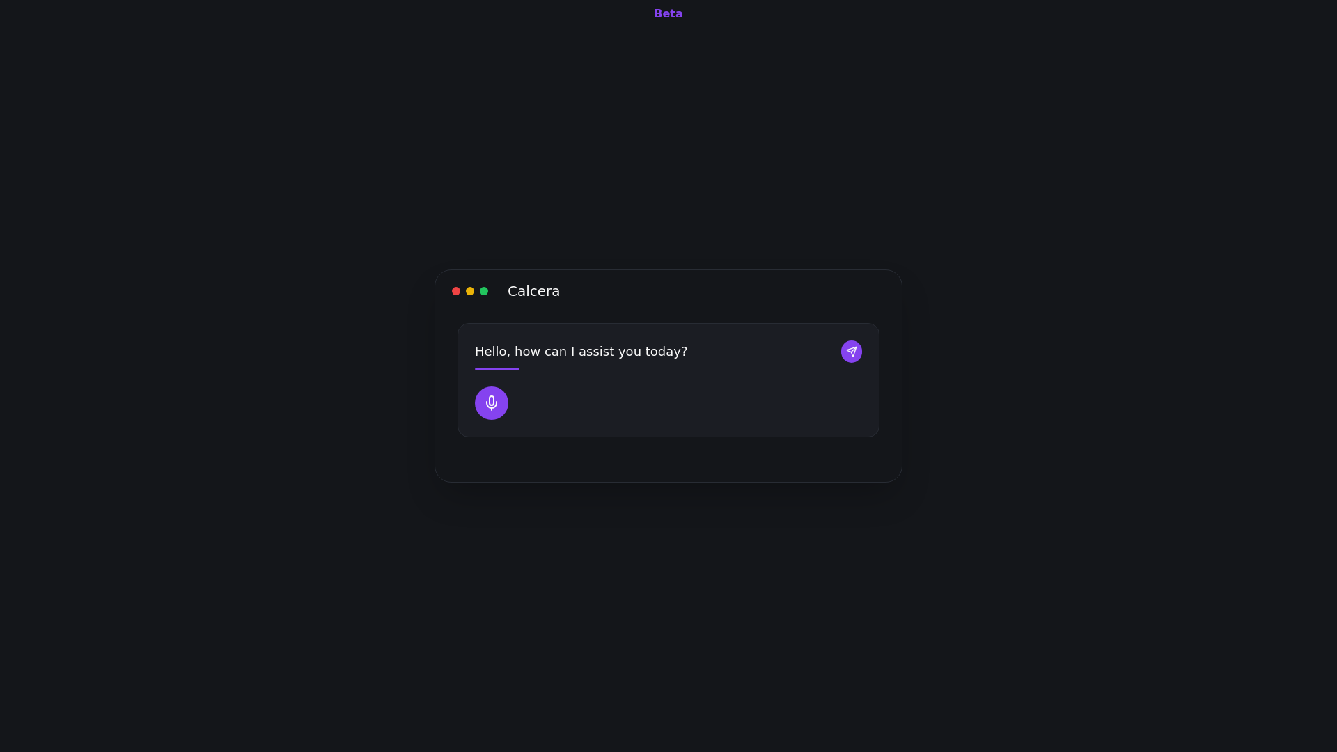 website screenshot of https://calcera.pages.dev/