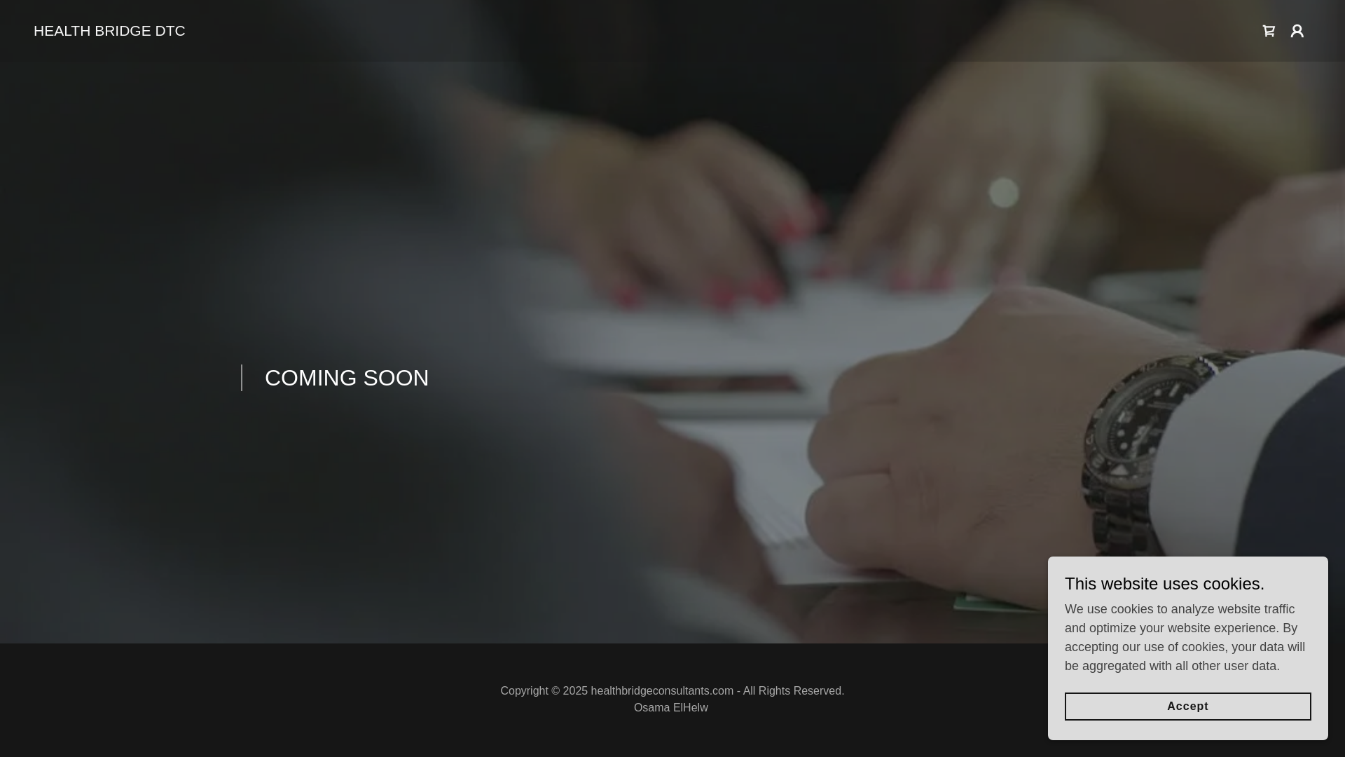 website screenshot of https://healthbridgedtc.com/