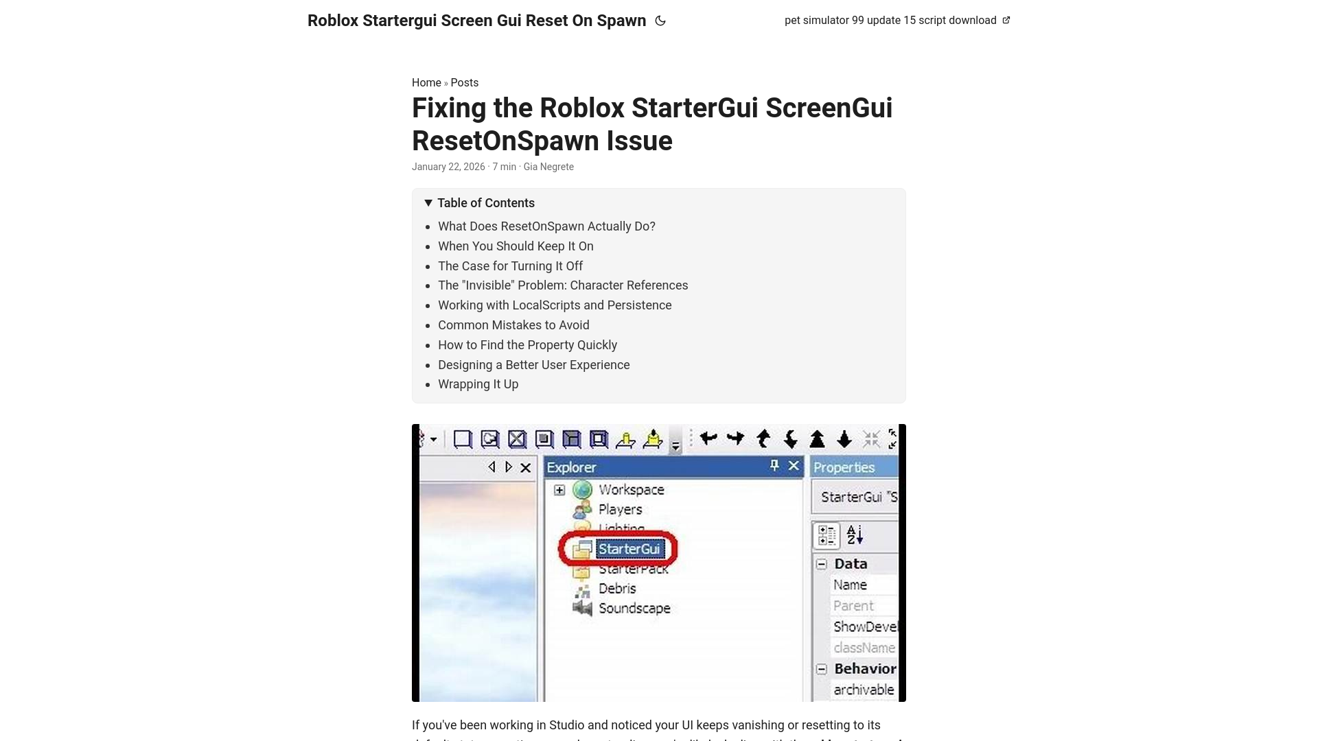 website screenshot of https://robloxstarterguiscreenguiresetonspawn.pages.dev/