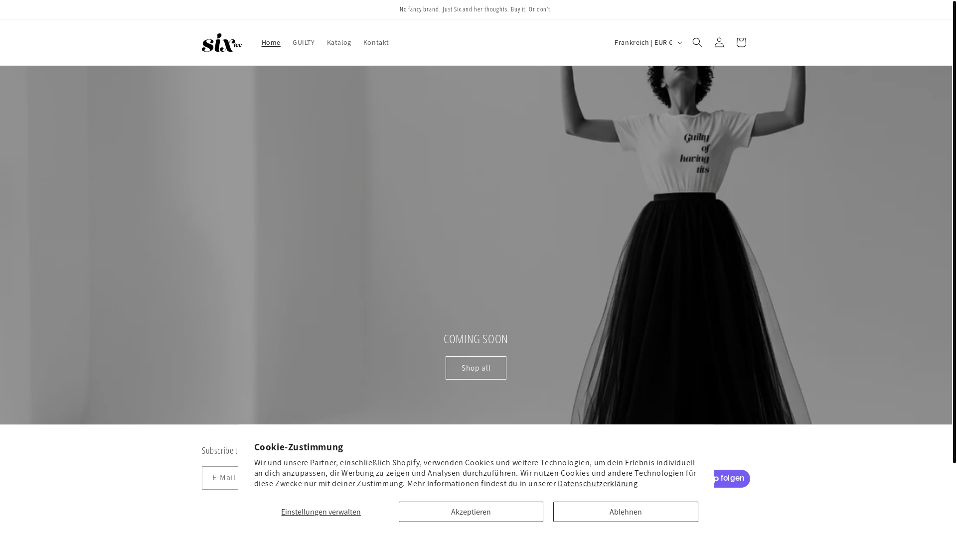 website screenshot of https://cell-of-six.com/