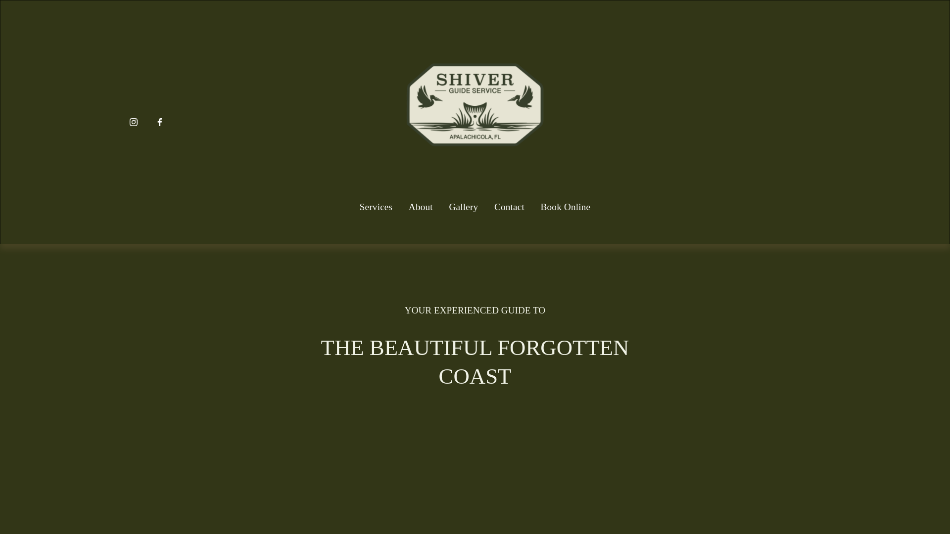 website screenshot of https://shiverguideservice.com