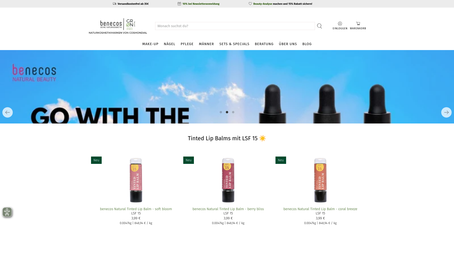 website screenshot of https://cosmondial.com