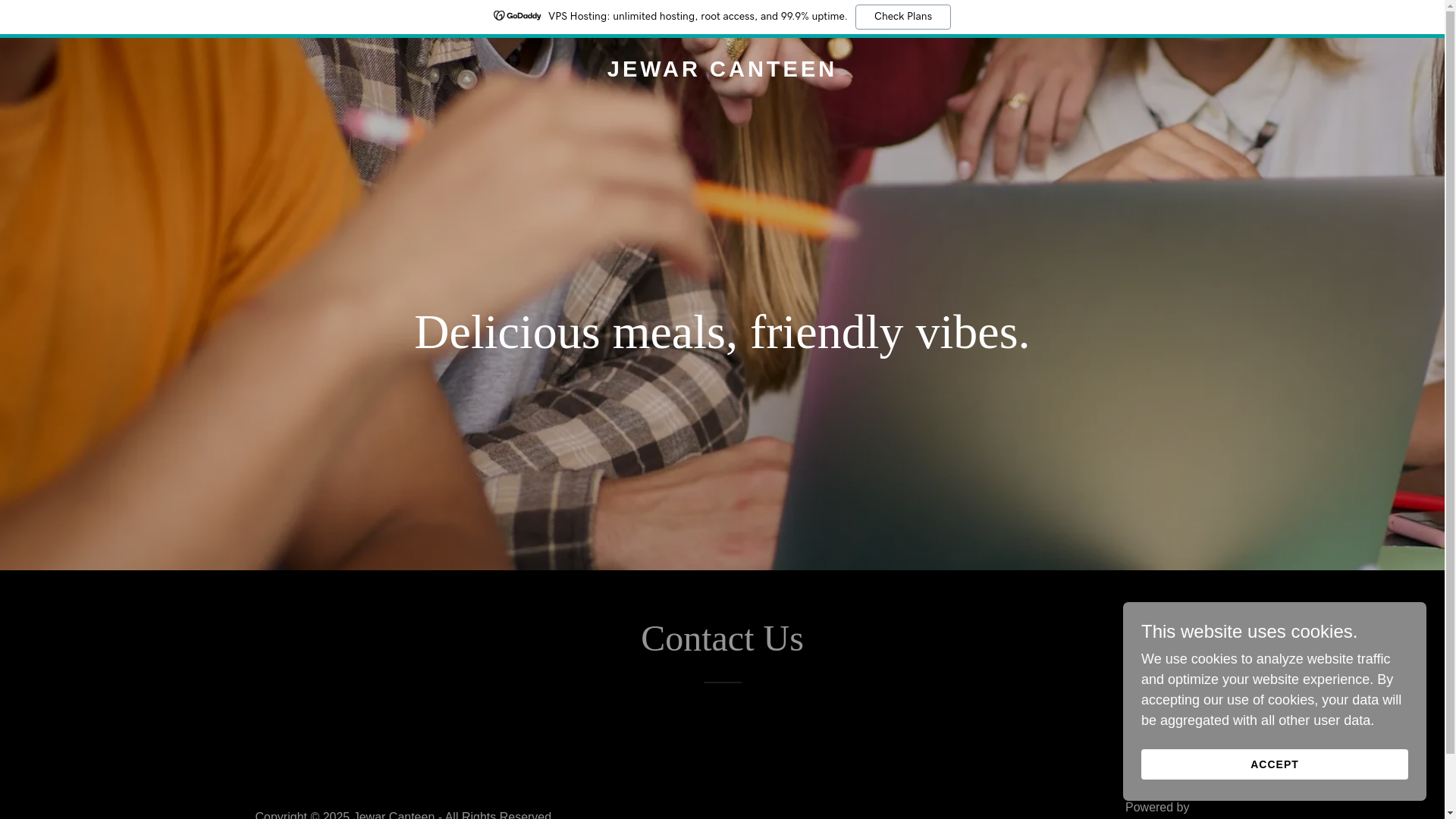 website screenshot of https://jewarcanteen.com/