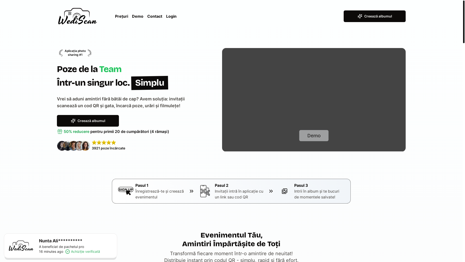 website screenshot of https://wediscan.pages.dev/