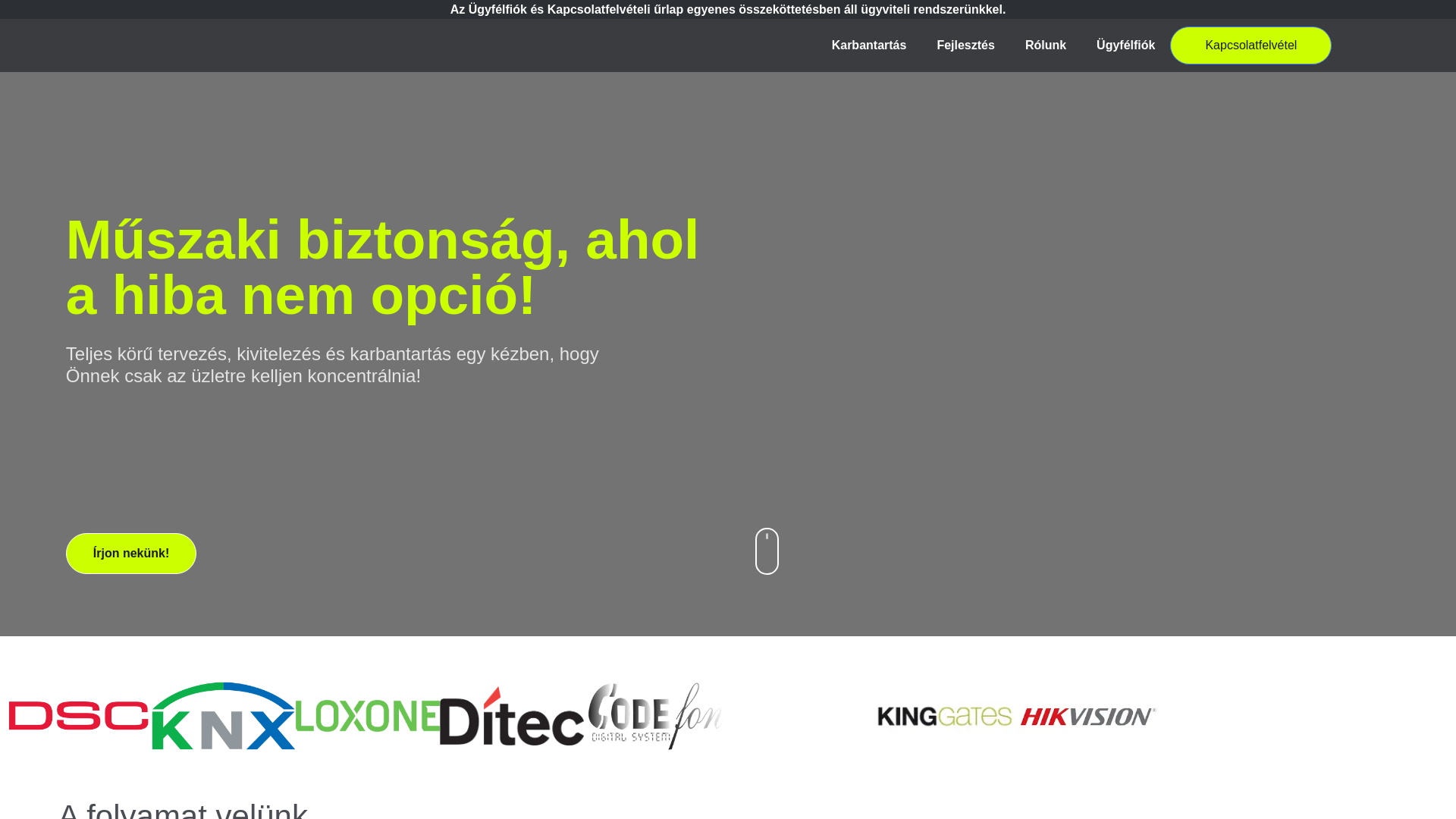 website screenshot of https://temakft.hu/